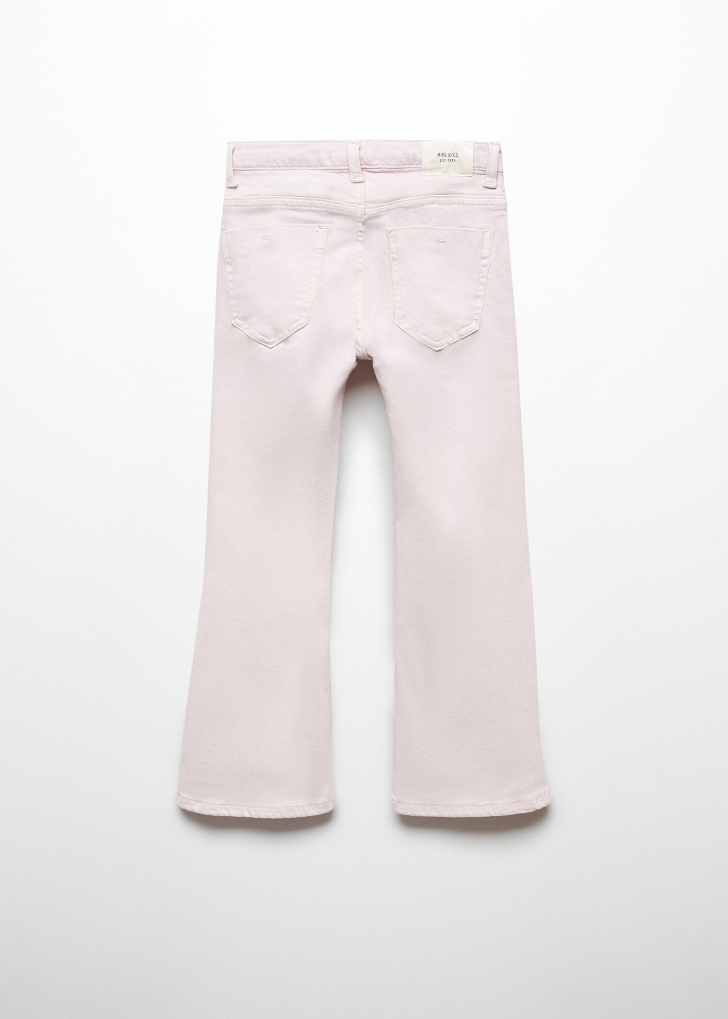 Flared jeans with pocket - Reverse of the article