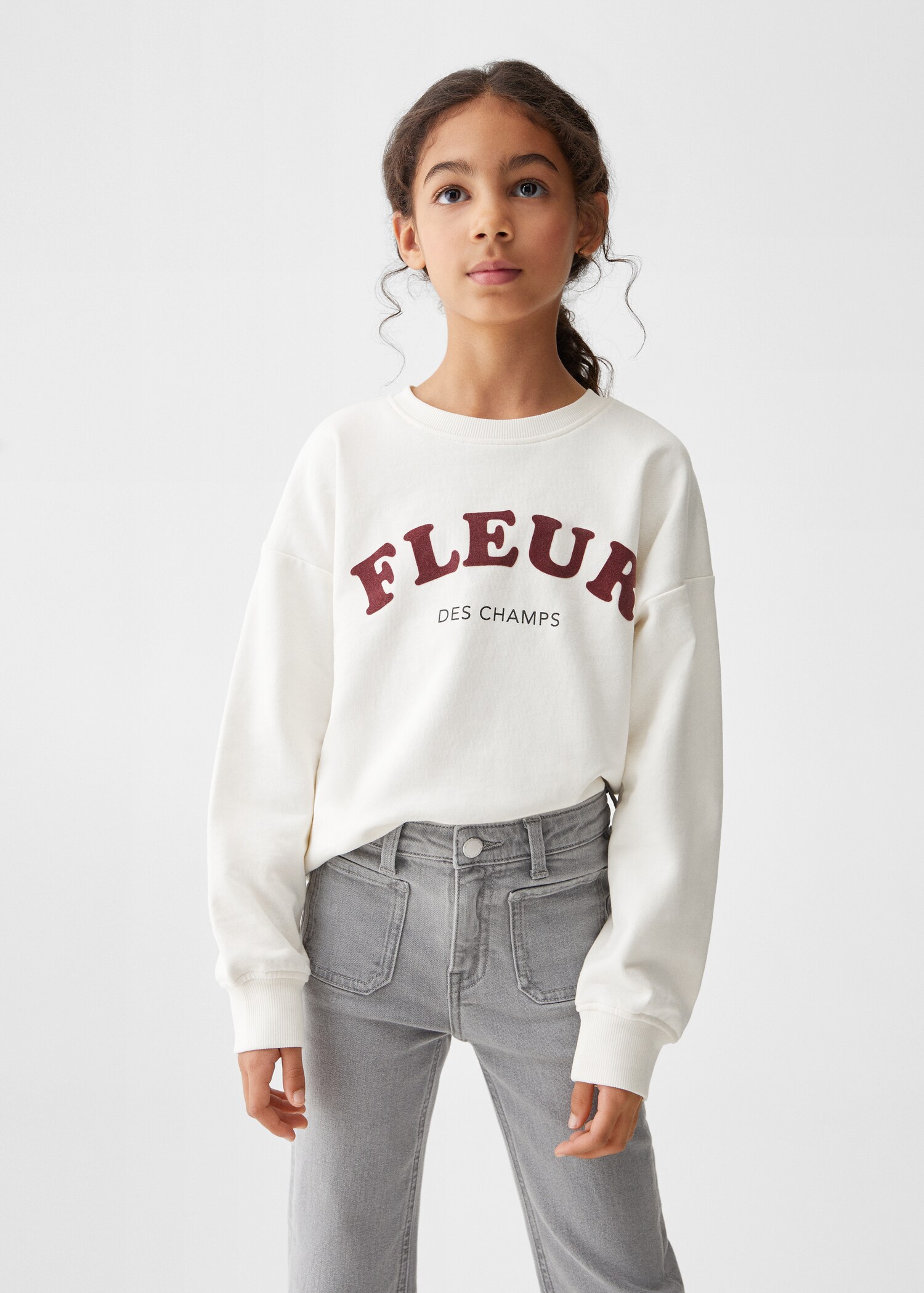 Flared Jeans mit Taschen - Mittlere Ansicht