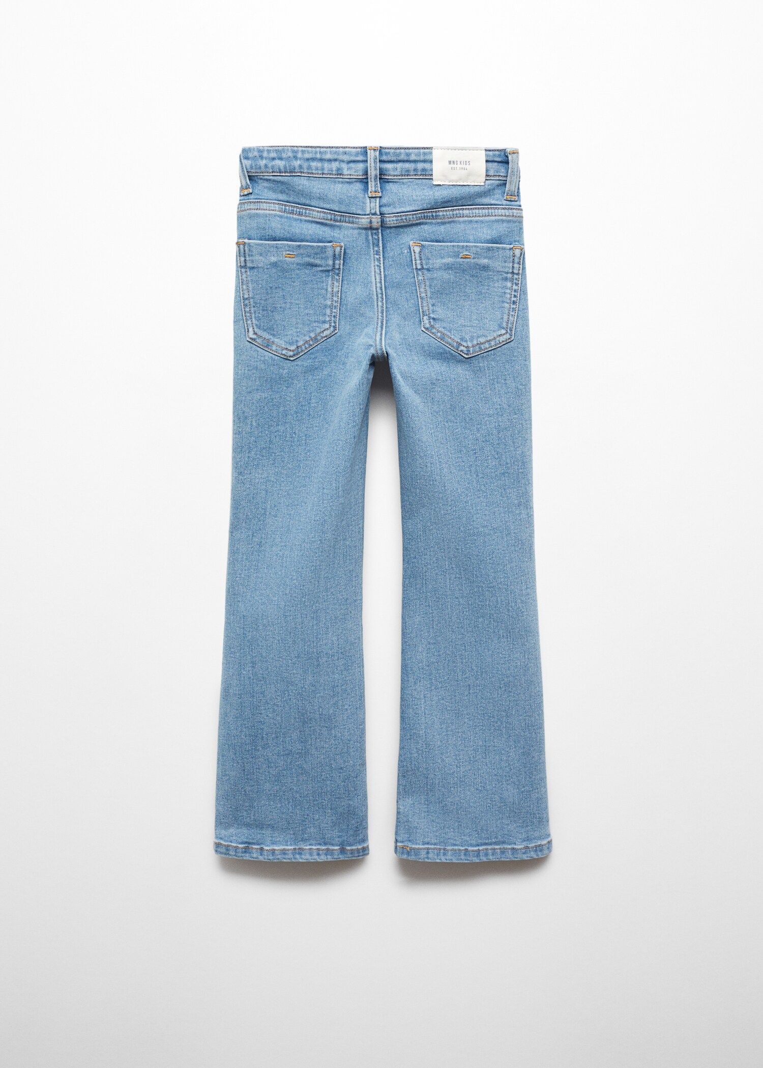 Flared Jeans mit Taschen - Rückseite des Artikels