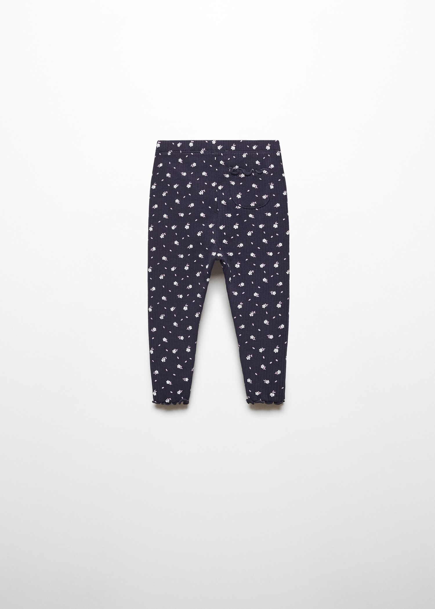 Leggings mit Blumenmuster - Rückseite des Artikels