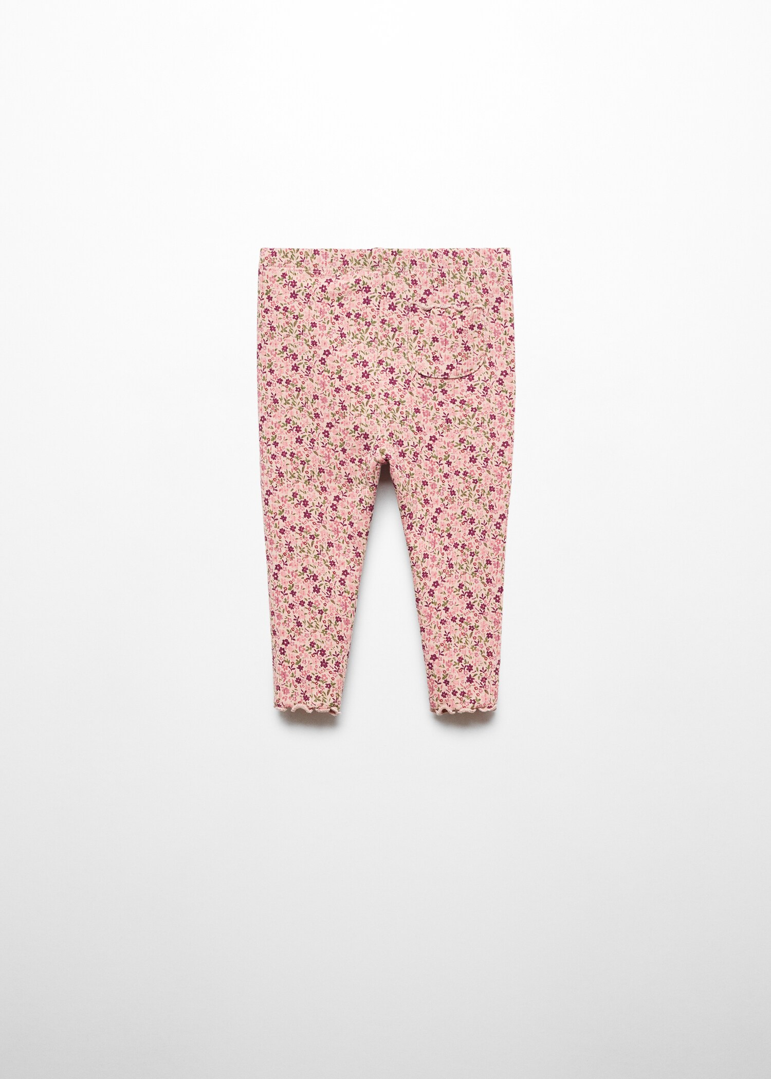Leggings mit Blumenmuster - Rückseite des Artikels