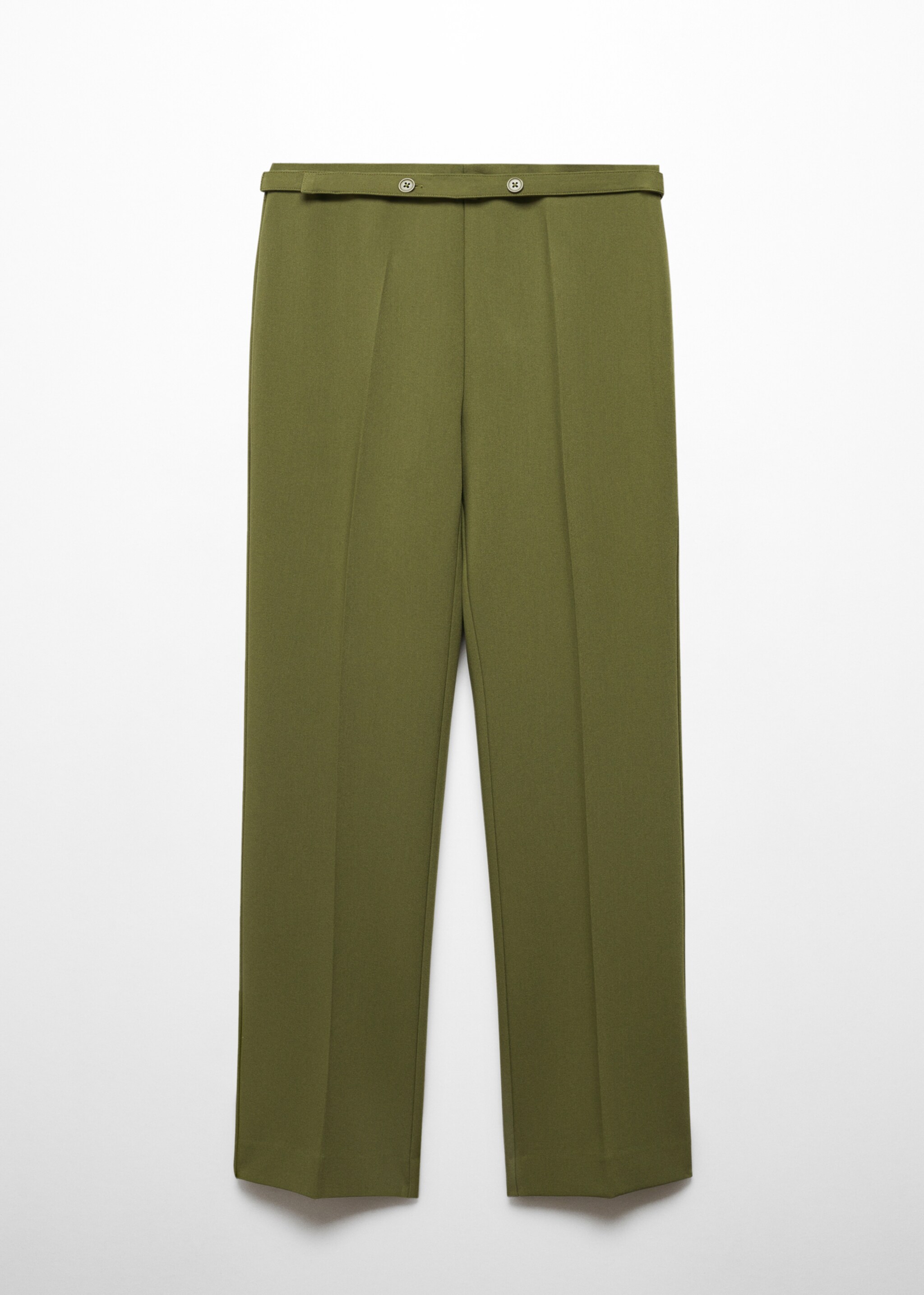 Belt straight-fit trousers - Article without model