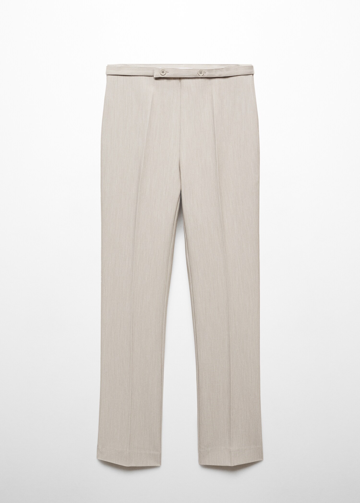 Belt straight-fit trousers - Article without model