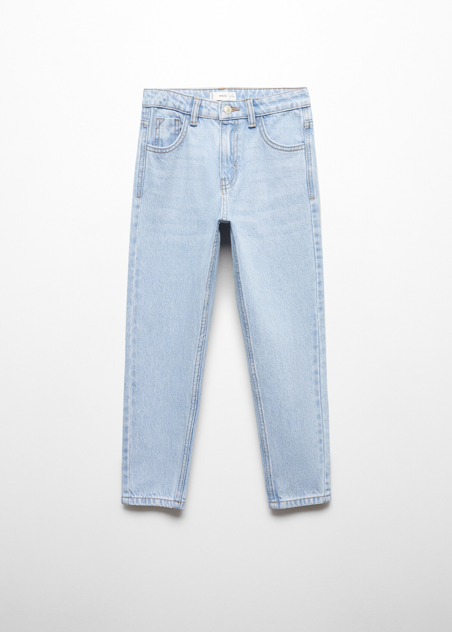 Cotton mom-fit jeans - Article without model