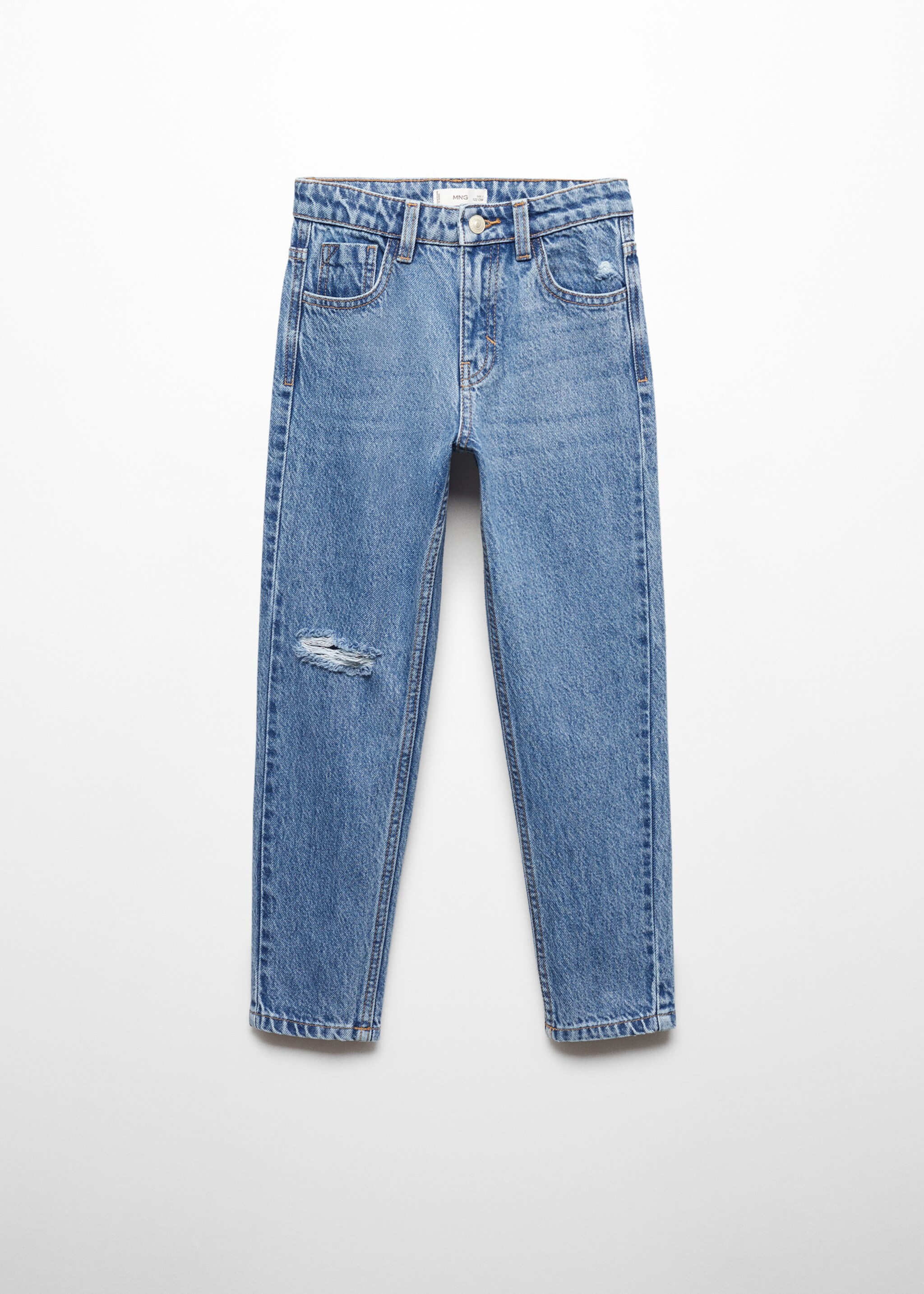 Cotton mom-fit jeans - Article without model