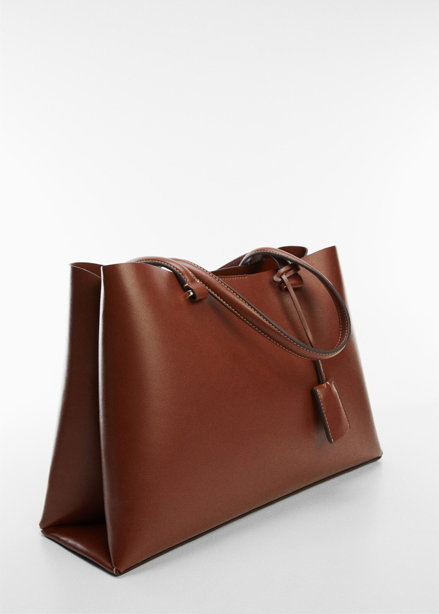 Shopper bag with dual compartment - Medium plane
