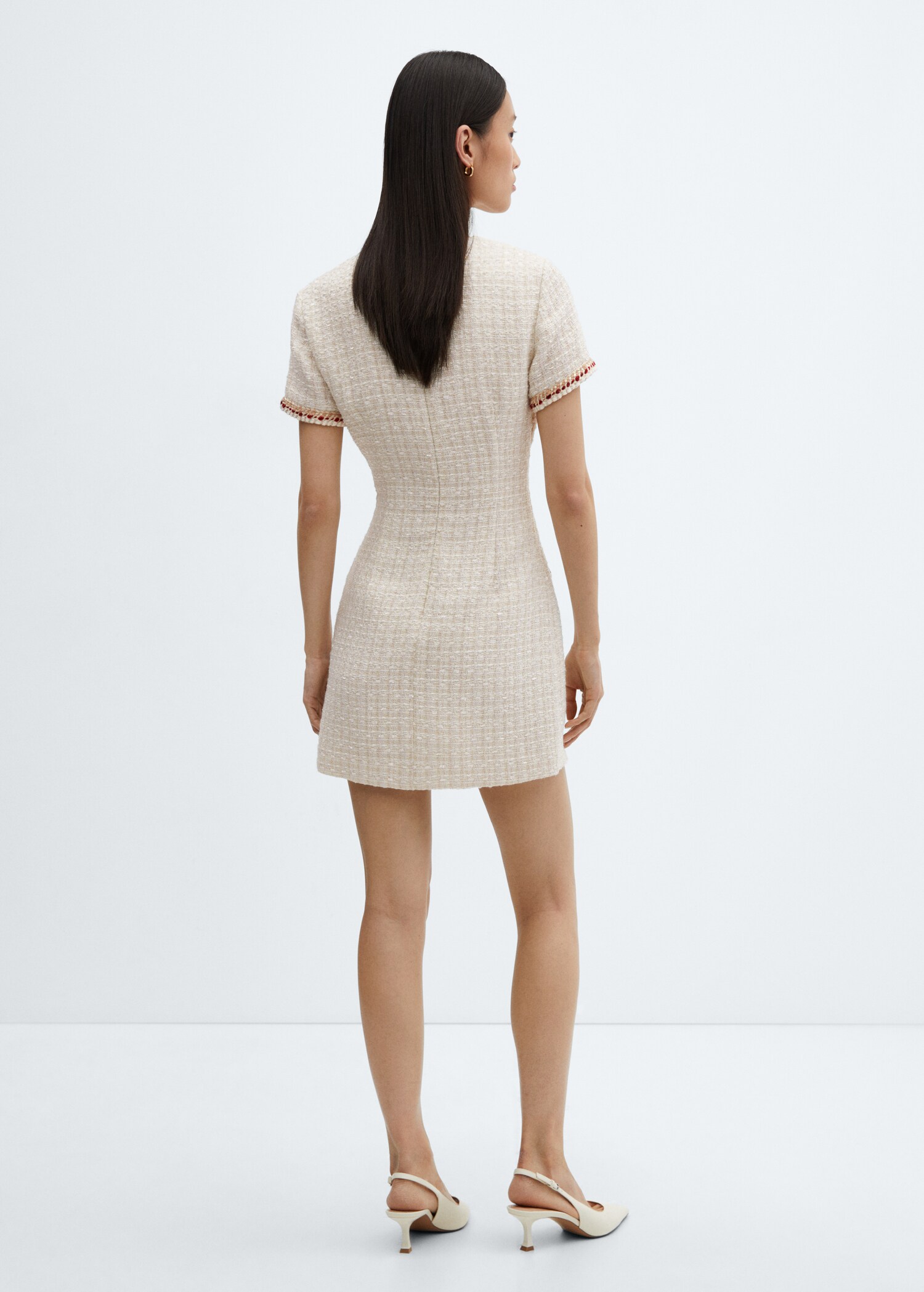 Robe tweed à poches - Verso de l’article