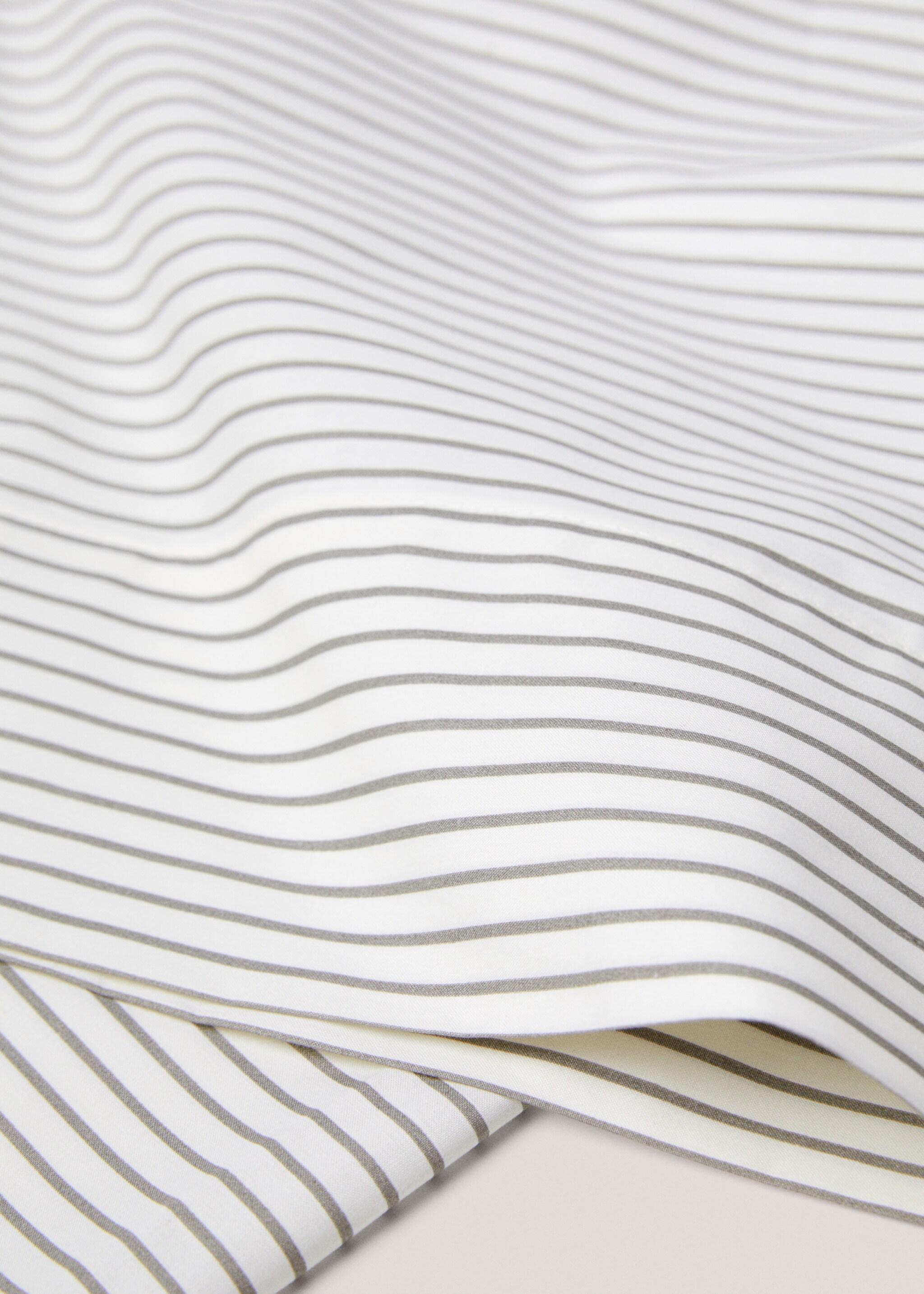 Striped print pillow case 45x110cm - Details of the article 1