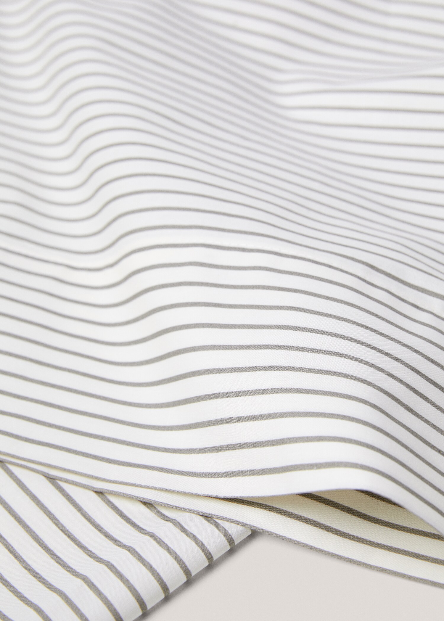 Striped print pillow case 45x110cm - Details of the article 1
