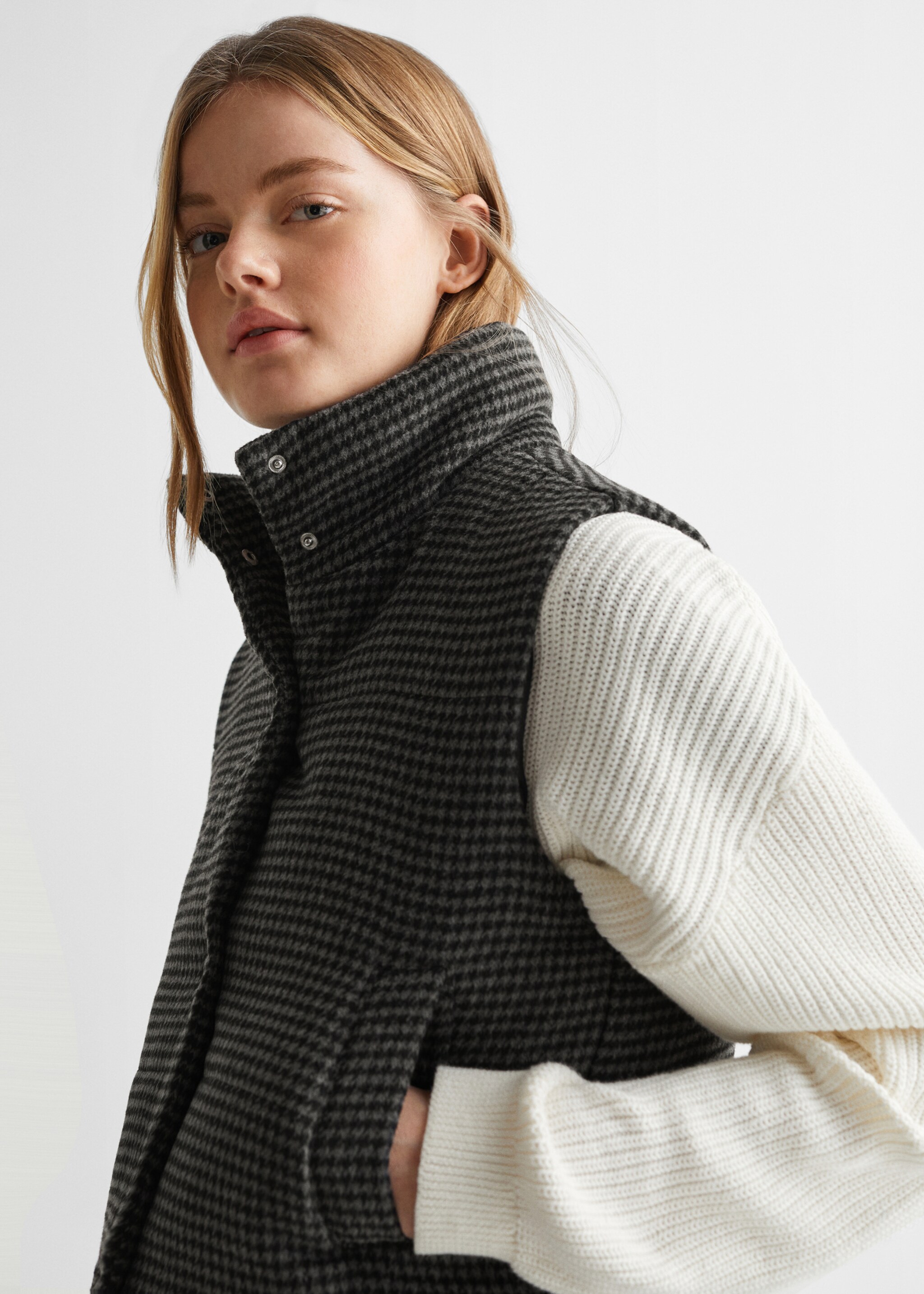 Houndstooth gilet - Details of the article 1