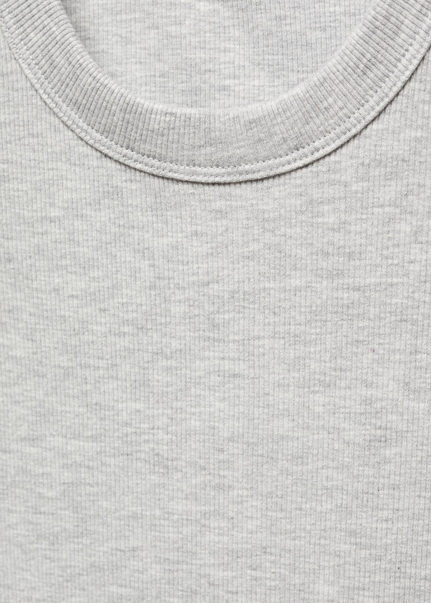 Ribbed cotton-blend top - Details of the article 8