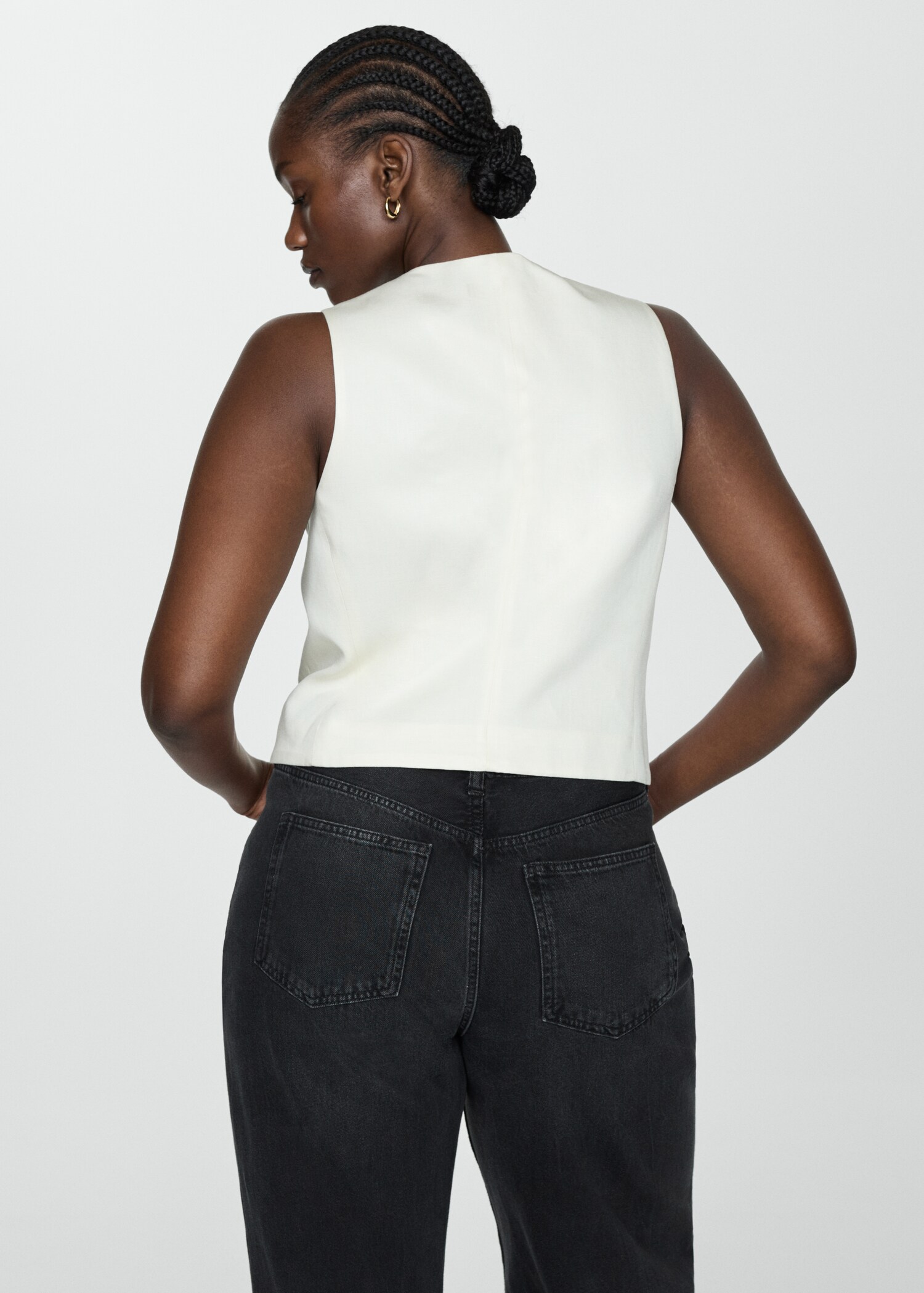 High-rise wideleg jeans - Details of the article 4