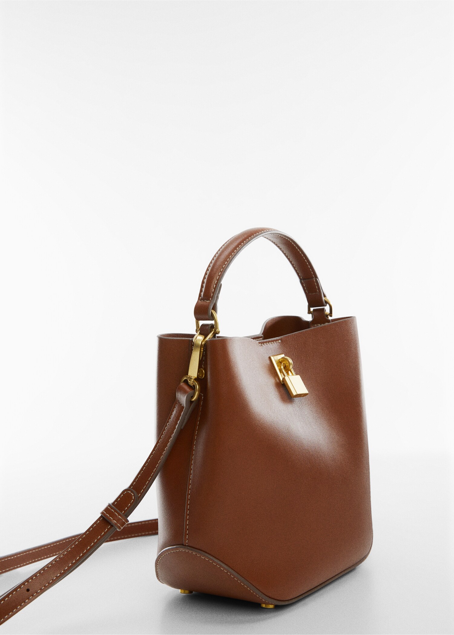 Bolso mini shopper candado - Plano medio