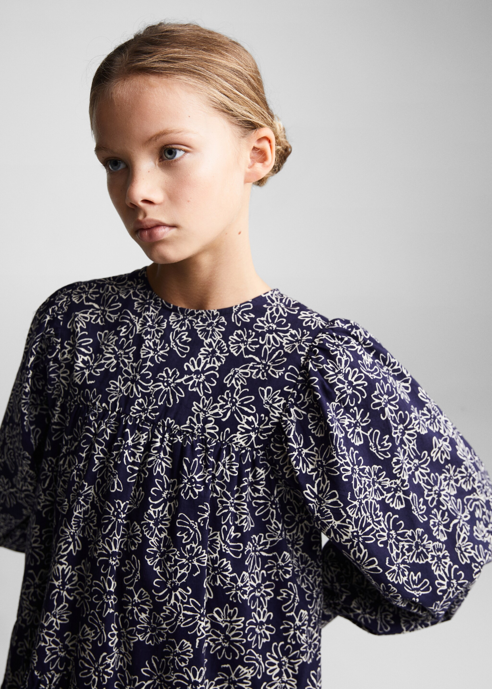 Printed cotton dress - Details of the article 1
