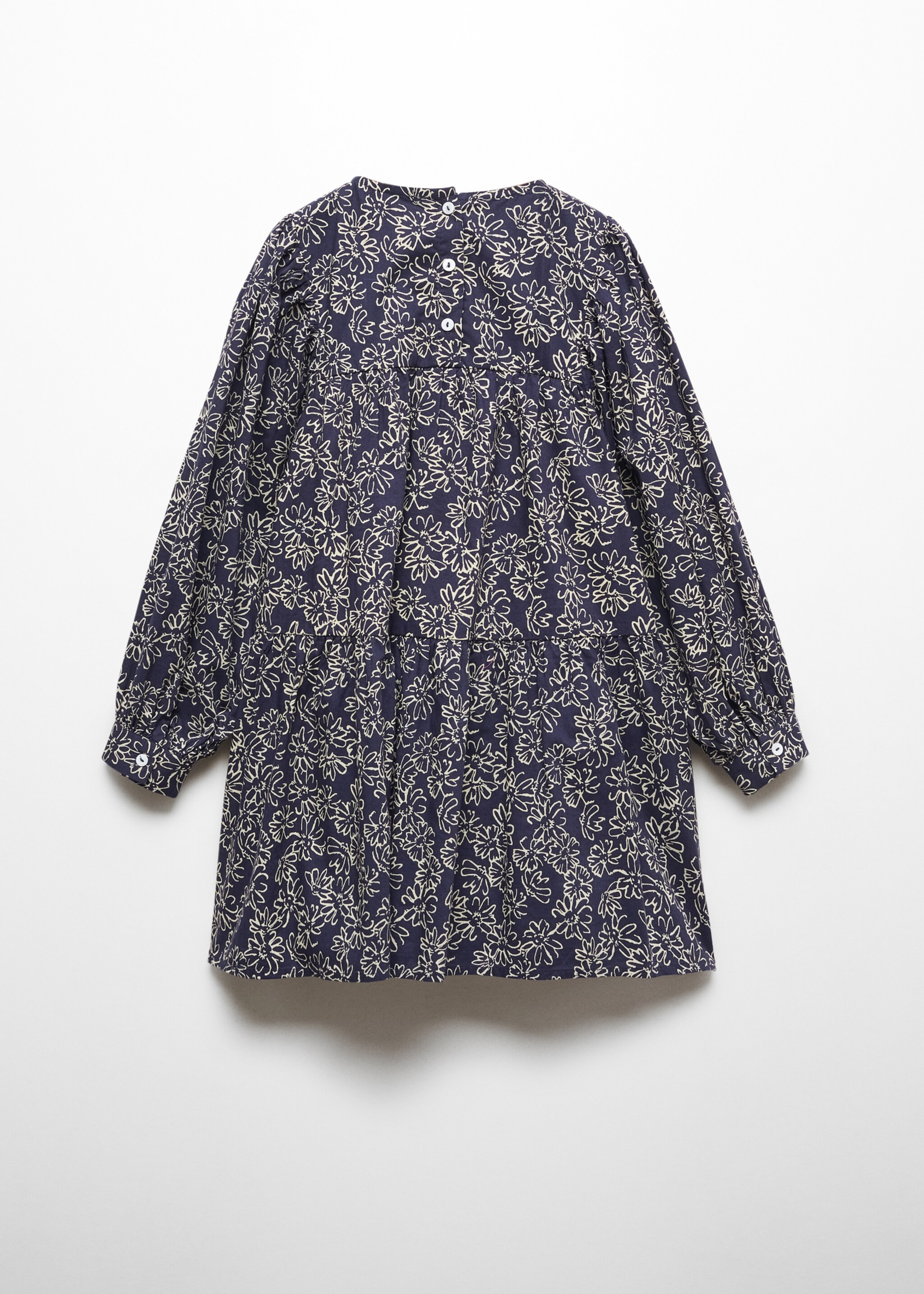 Printed cotton dress - Reverse of the article