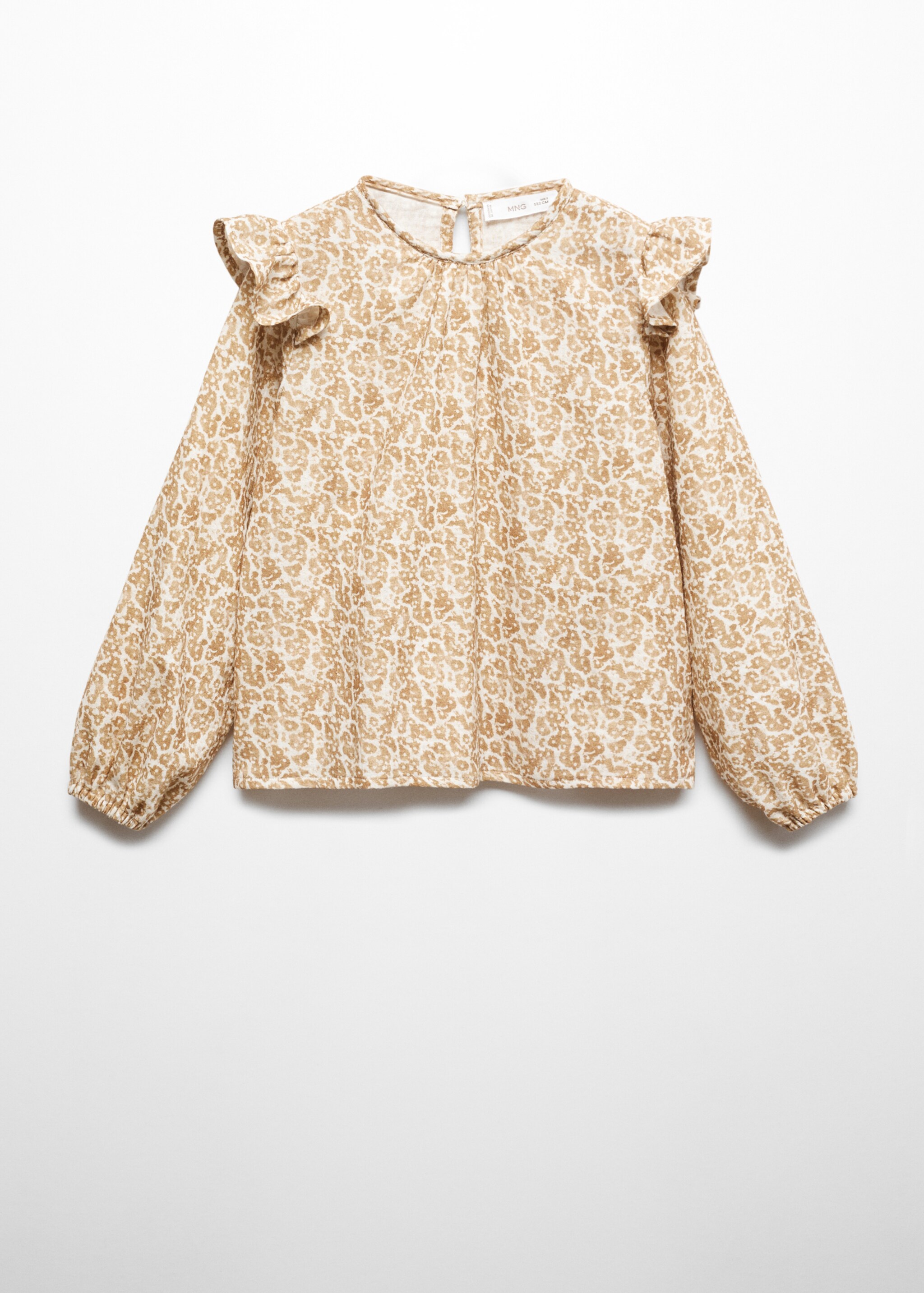 Blusa estampada volantes - Artículo sin modelo