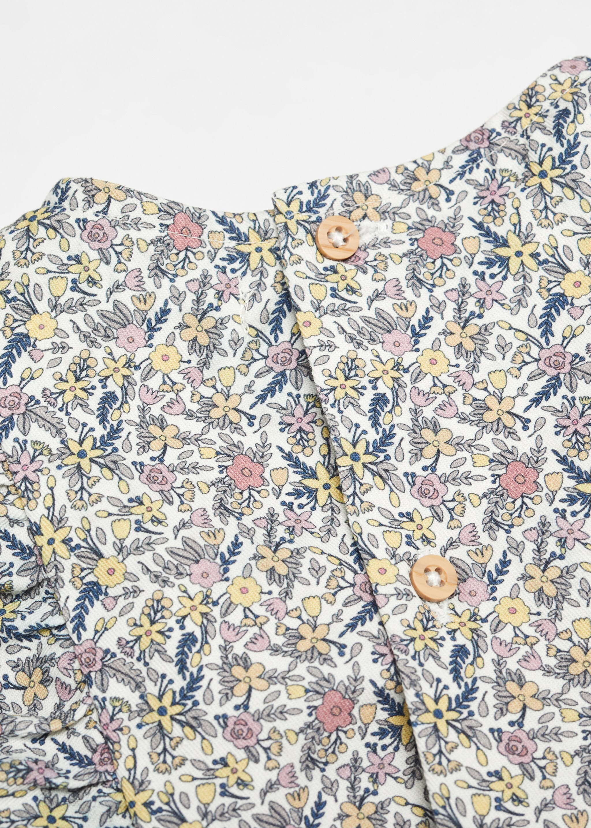 Ruffled printed dress - Details of the article 0