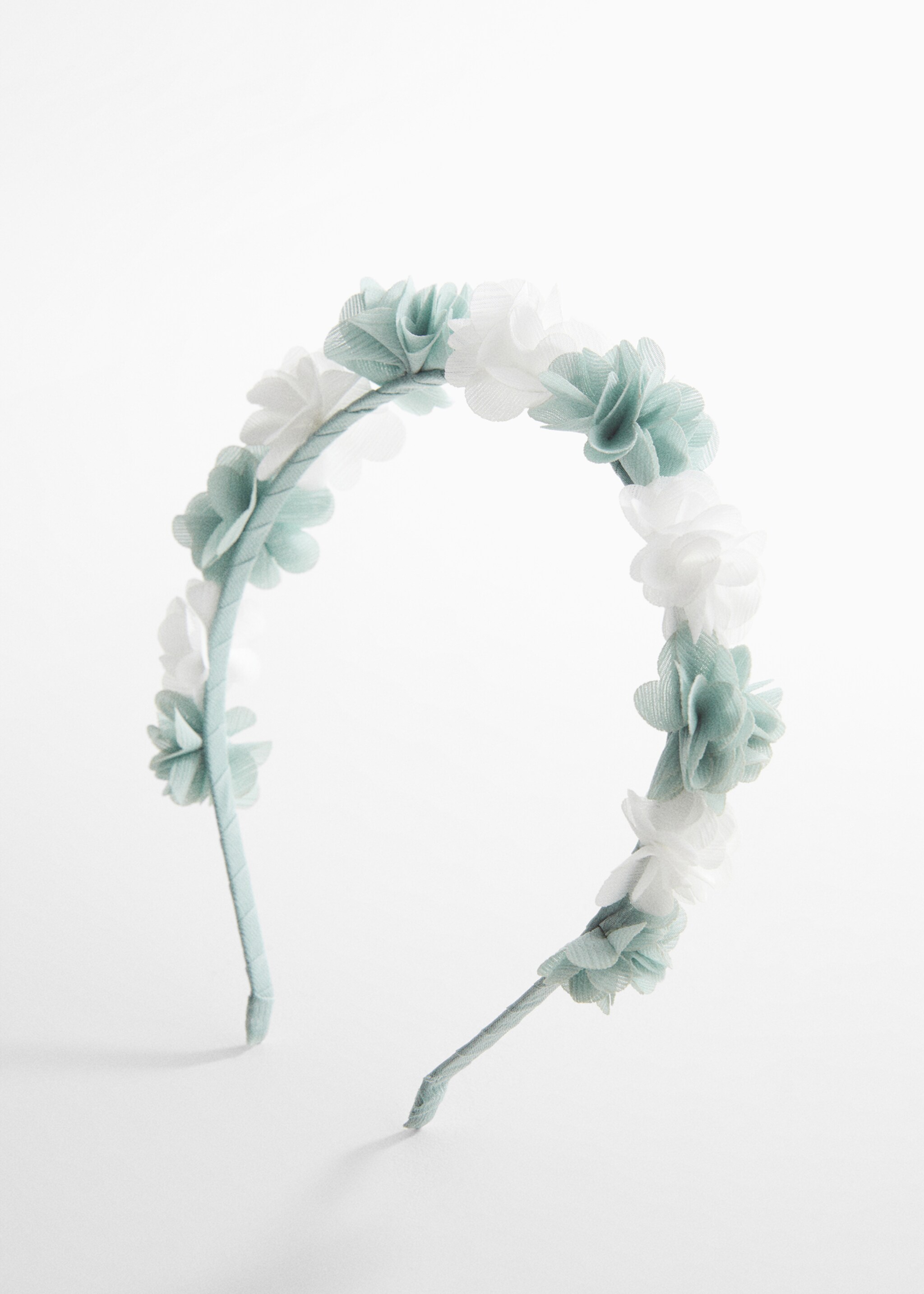 Diadema flores relieve - Plano medio