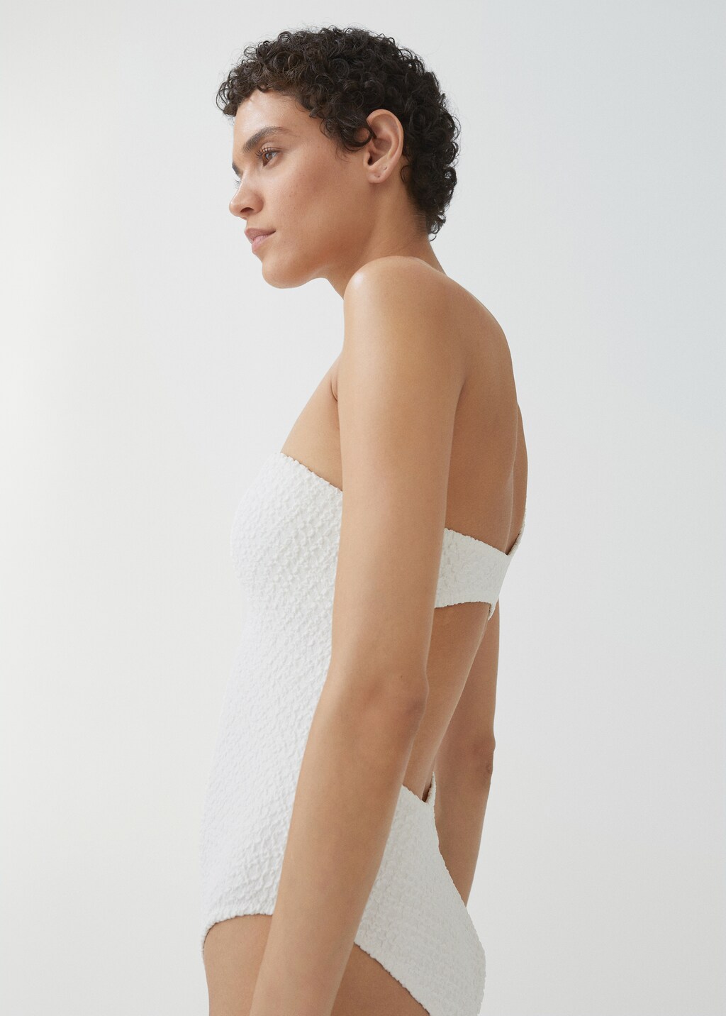 新品【SWELLY】Back Open OP SEASHELL ホワイト　S Seafolly Women's Standard Cap Sleeve Zip Front One Piece