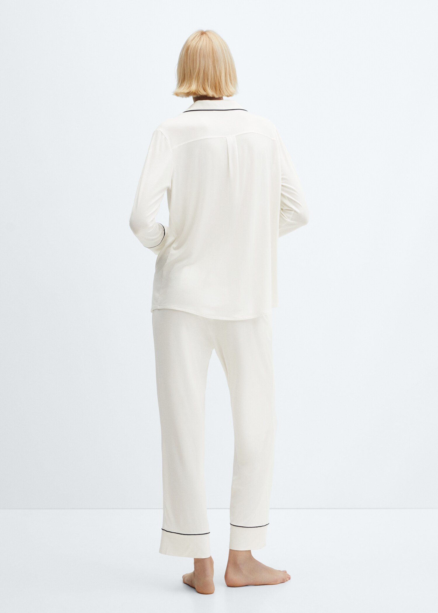 Pantalón pijama ribete - Reverso del artículo