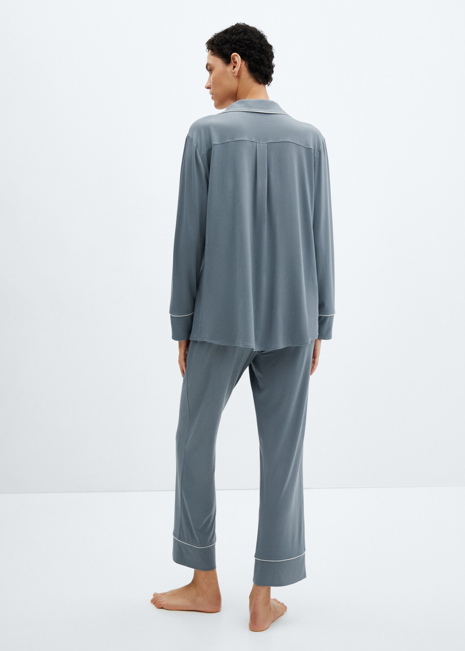 Pantalón pijama ribete - Reverso del artículo