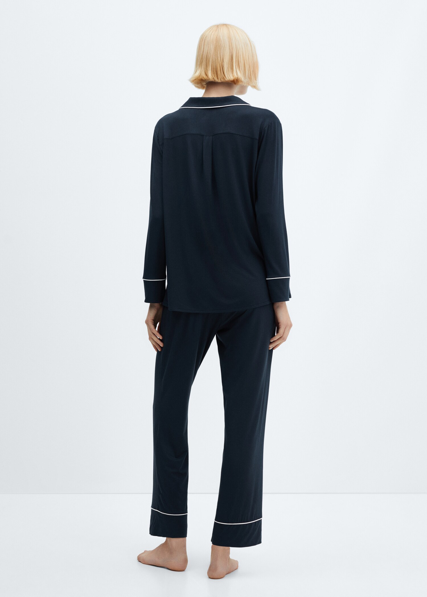 Pantalón pijama ribete - Reverso del artículo