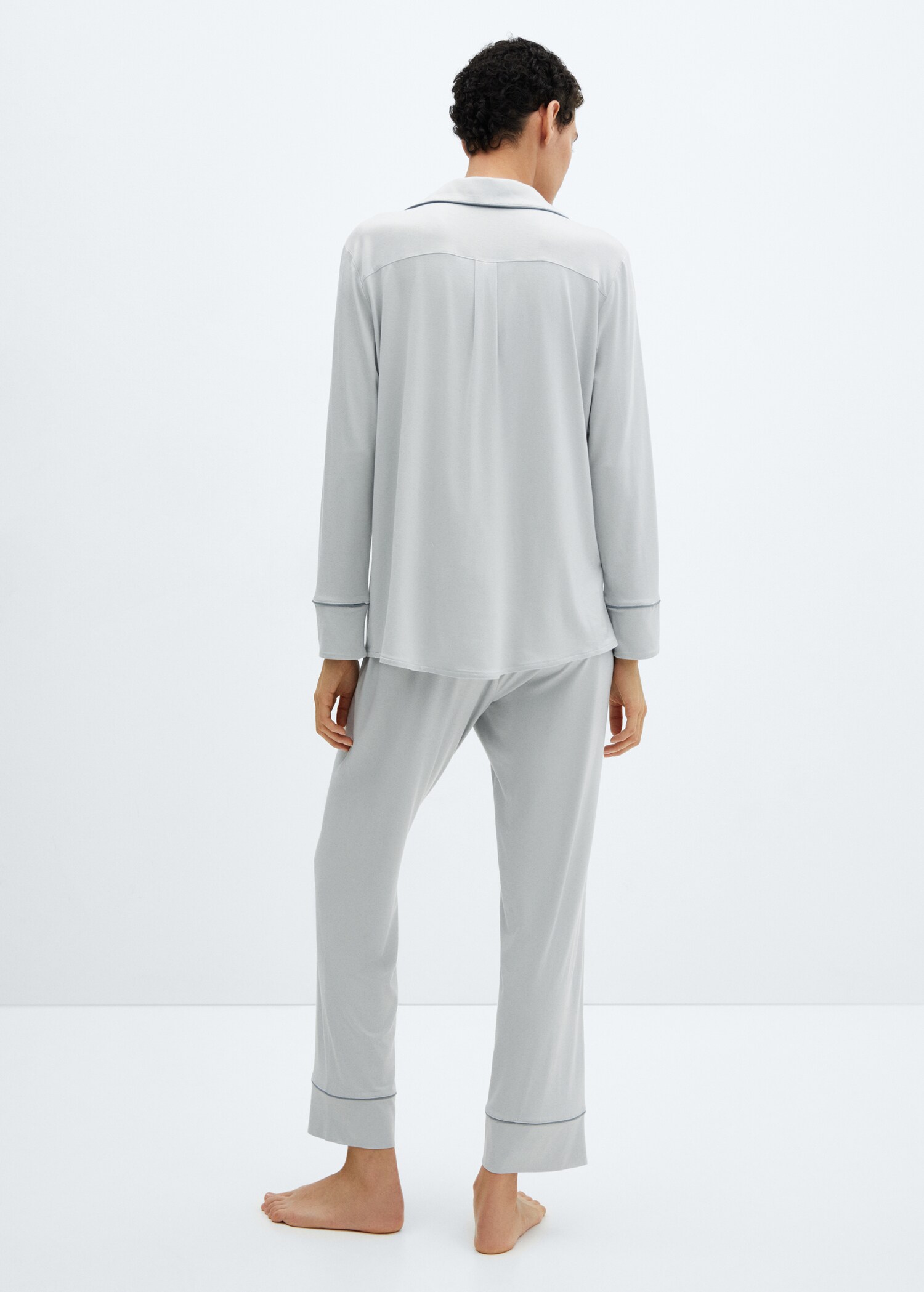 Pantalón pijama ribete - Reverso del artículo
