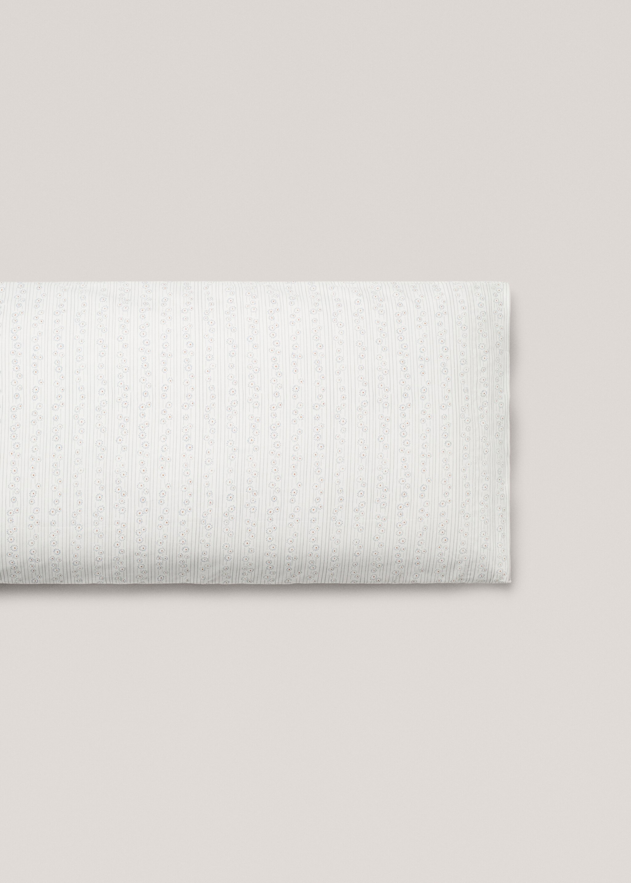Kissenbezug aus Baumwolle mit Blumenprint 45 x 100 cm - Artikel ohne Model