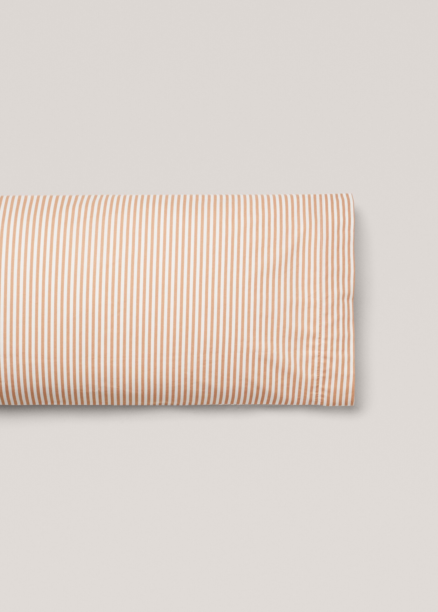 Striped cotton pillowcase 17.72x43.31in - Article without model