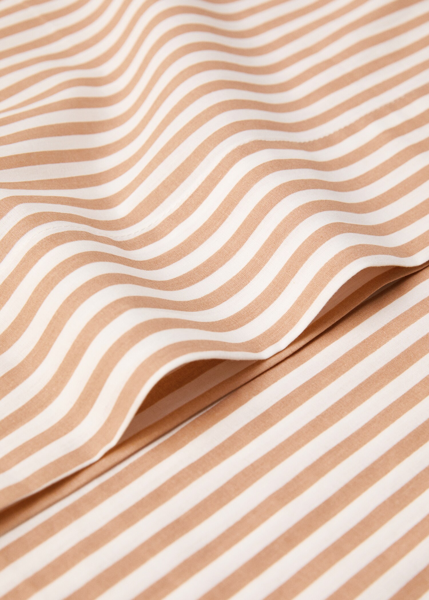 Striped cotton pillowcase 17.72x43.31in - Details of the article 2