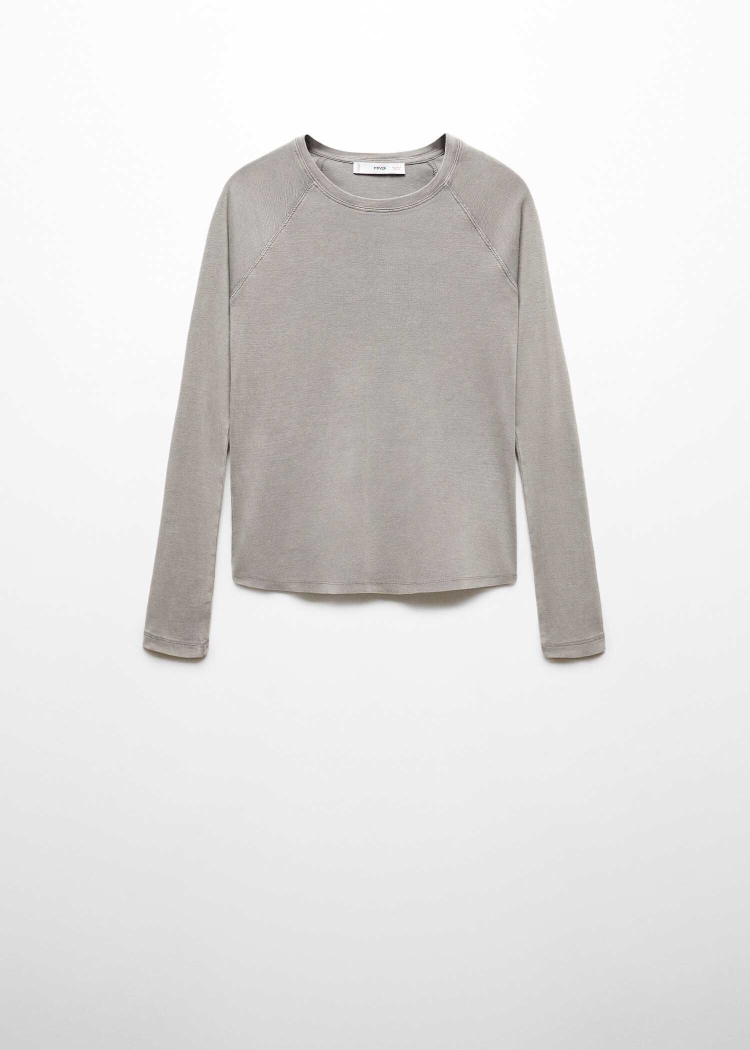 Washed round-neck t-shirt - Article without model
