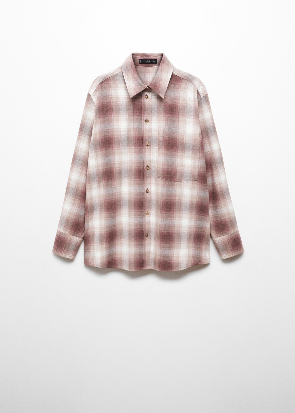Check cotton shirt - Women | MANGO OUTLET USA
