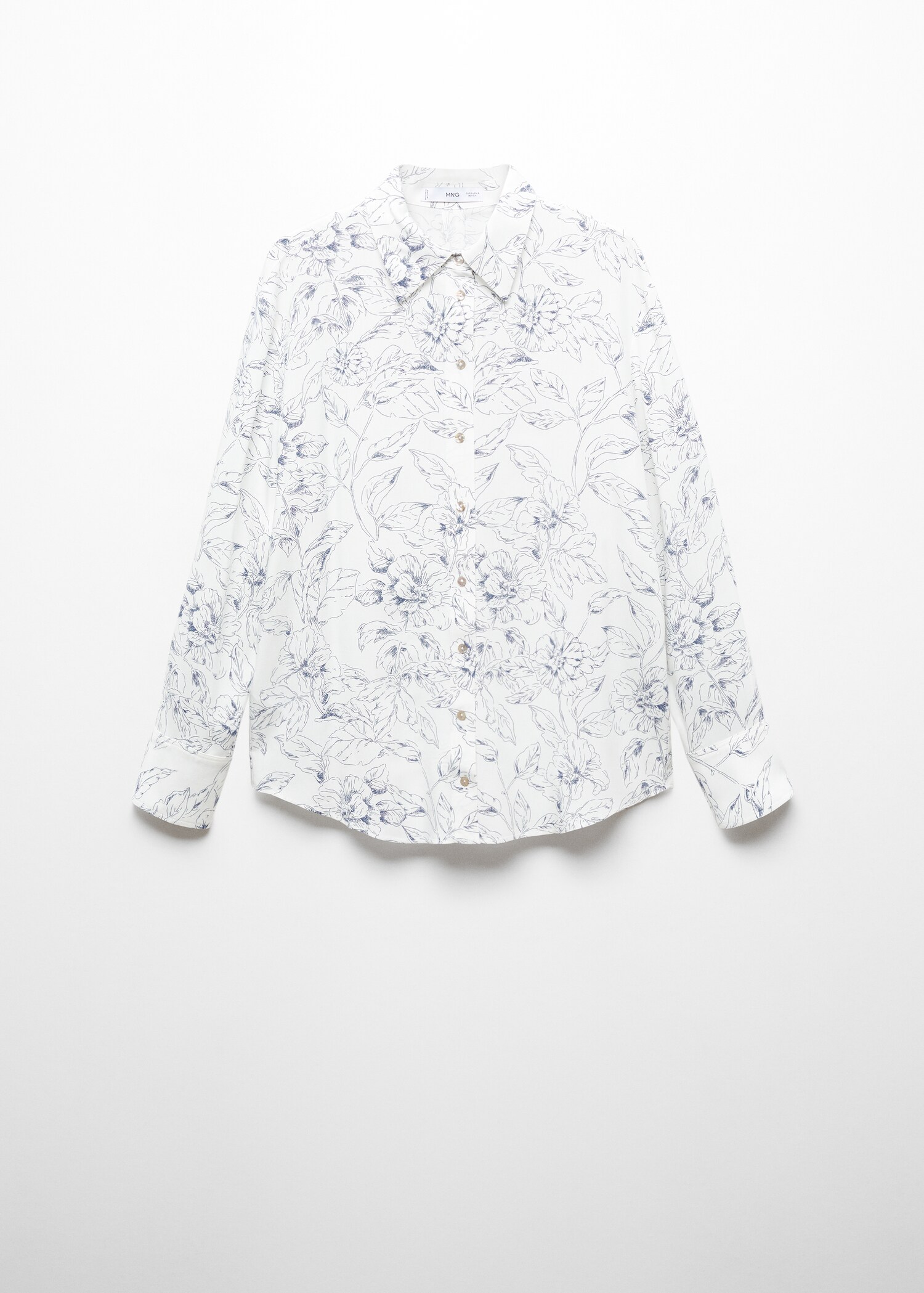 Chemise imprimée à boutons - Article sans modèle