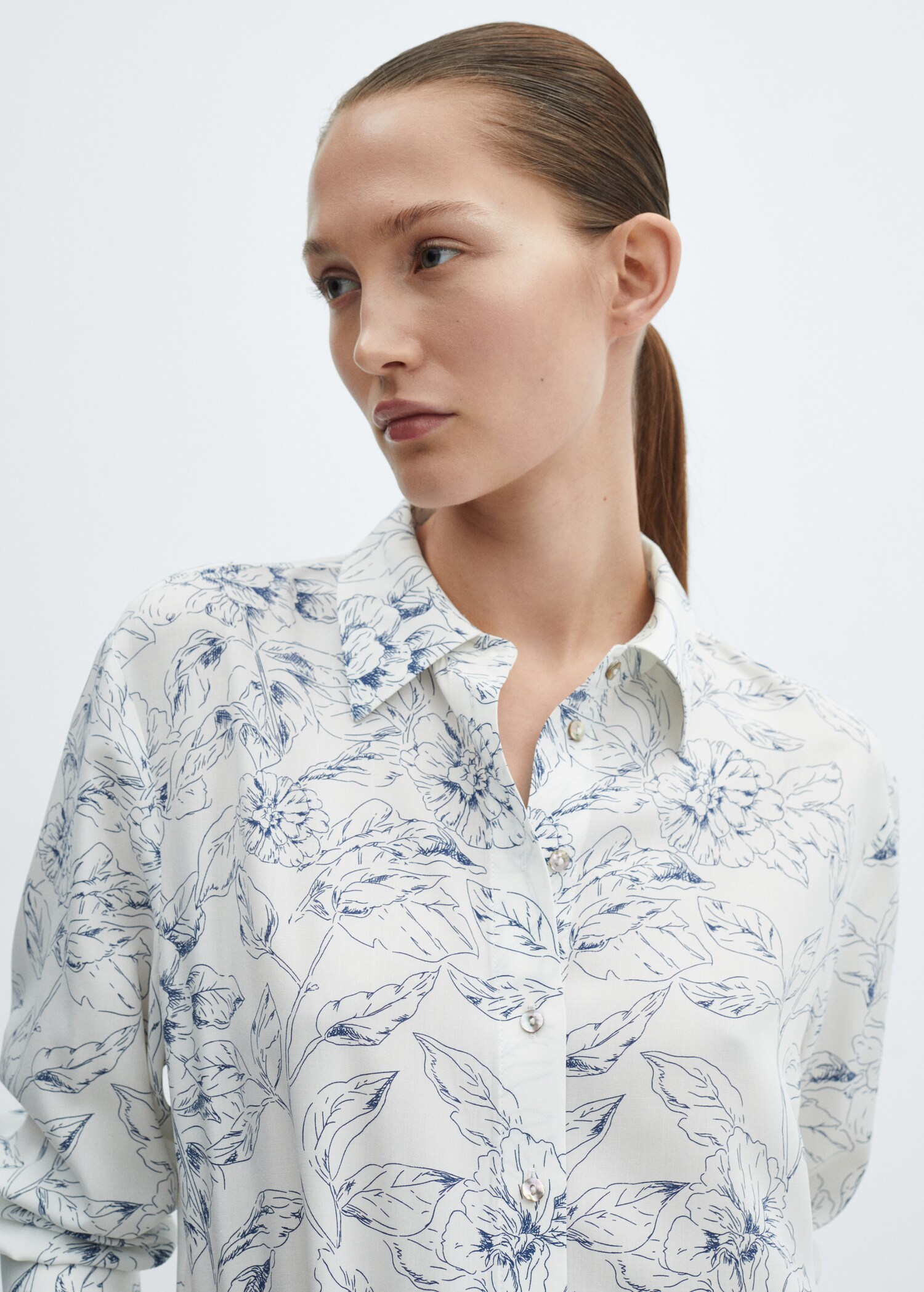 Chemise imprimée à boutons - Détail de l'article 1