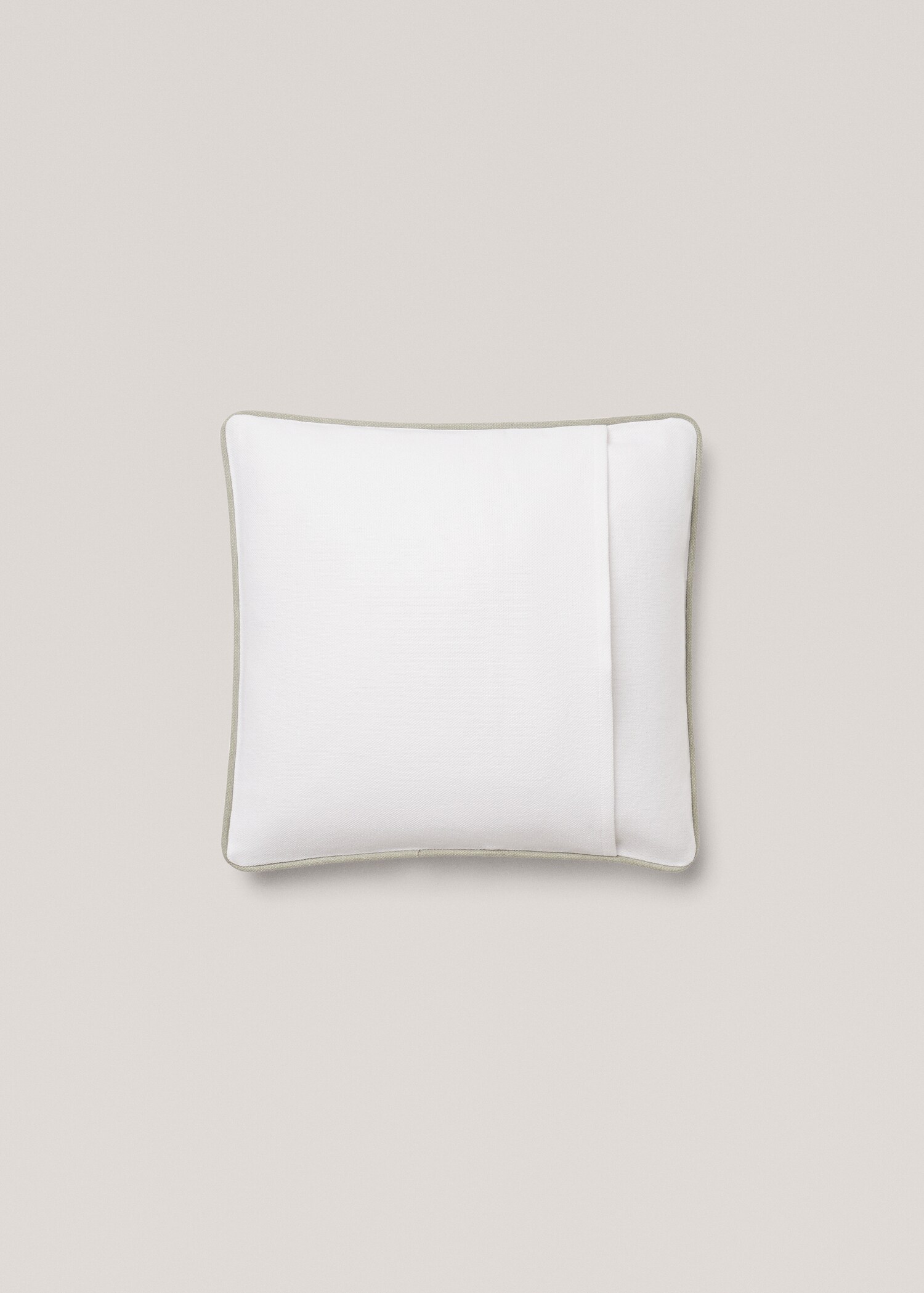 Cushion cover with contrasting trim 45x45cm - Details of the article 1