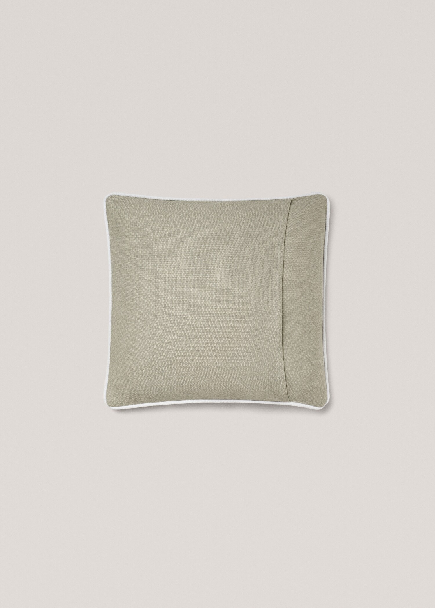 Cushion cover with contrasting trim 45x45cm - Details of the article 1