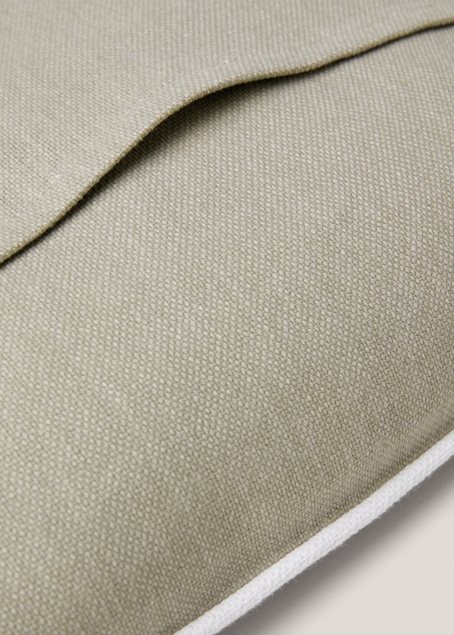Cushion cover with contrasting trim 45x45cm - Details of the article 2