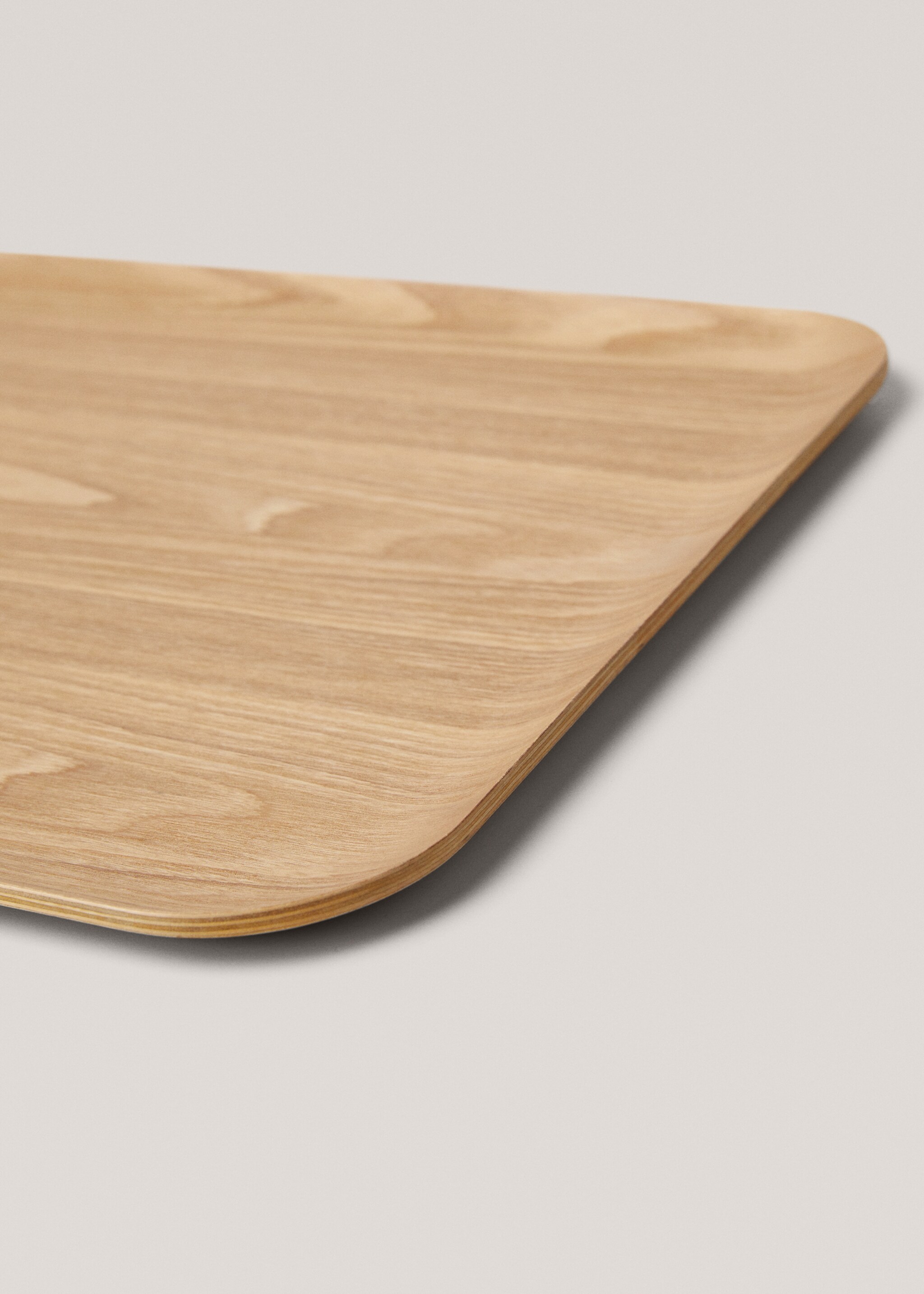 Rectangular wooden tray 46x35cm - Details of the article 3, Brown. Ref: 67034059-00.