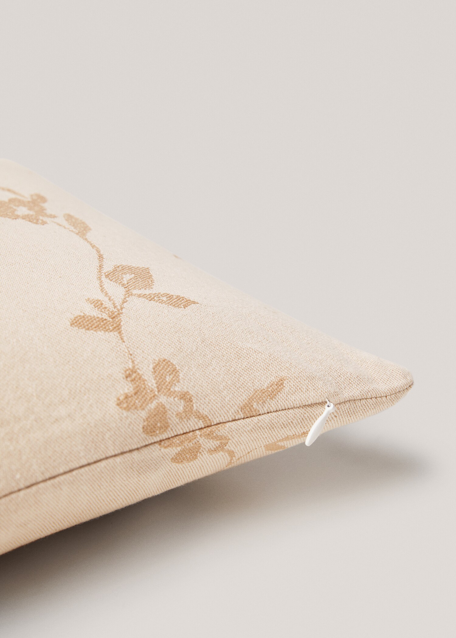 Housse de coussin coton fleurs 30x50 cm - Détail de l'article 1