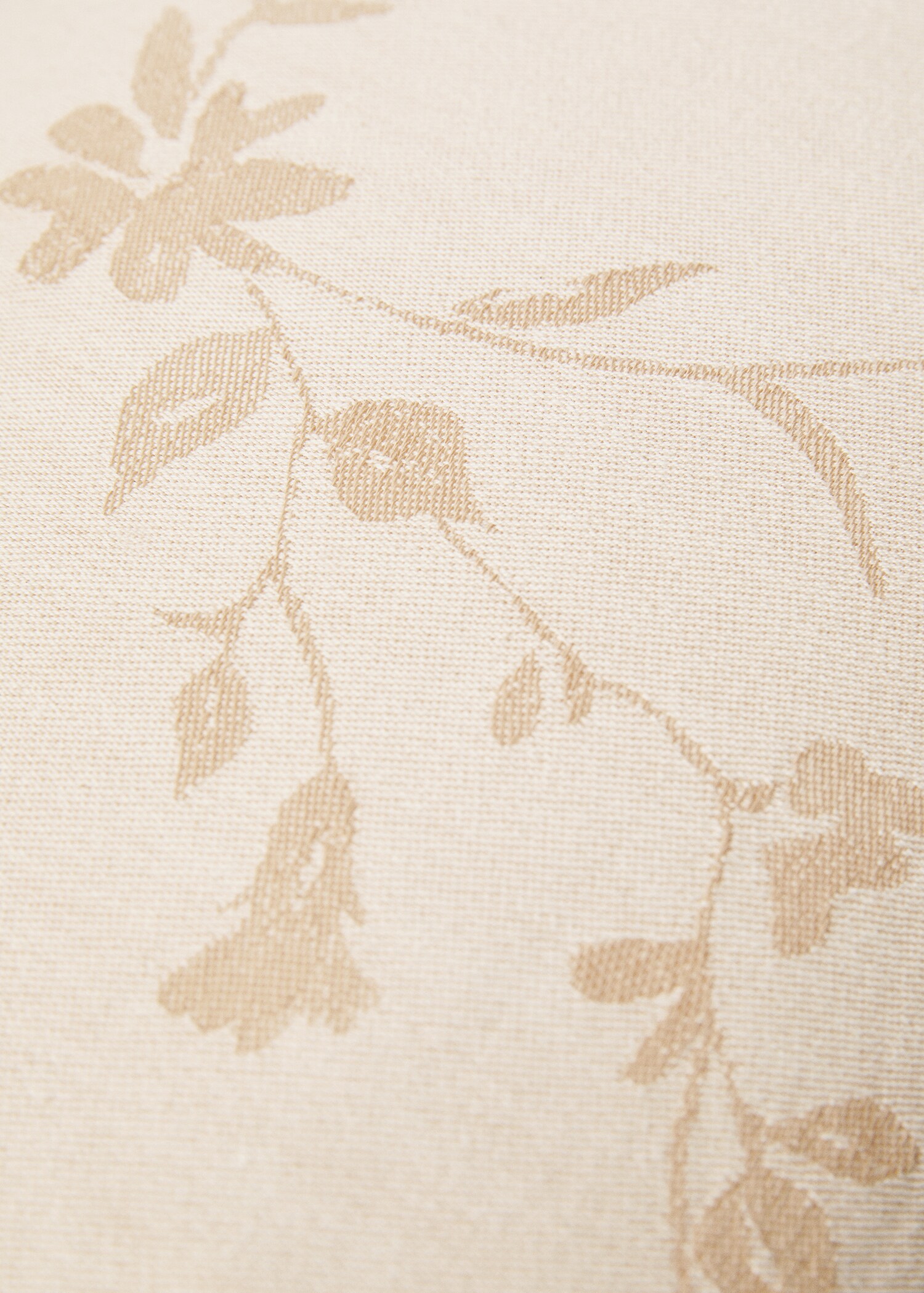 Housse de coussin coton fleurs 30x50 cm - Détail de l'article 2