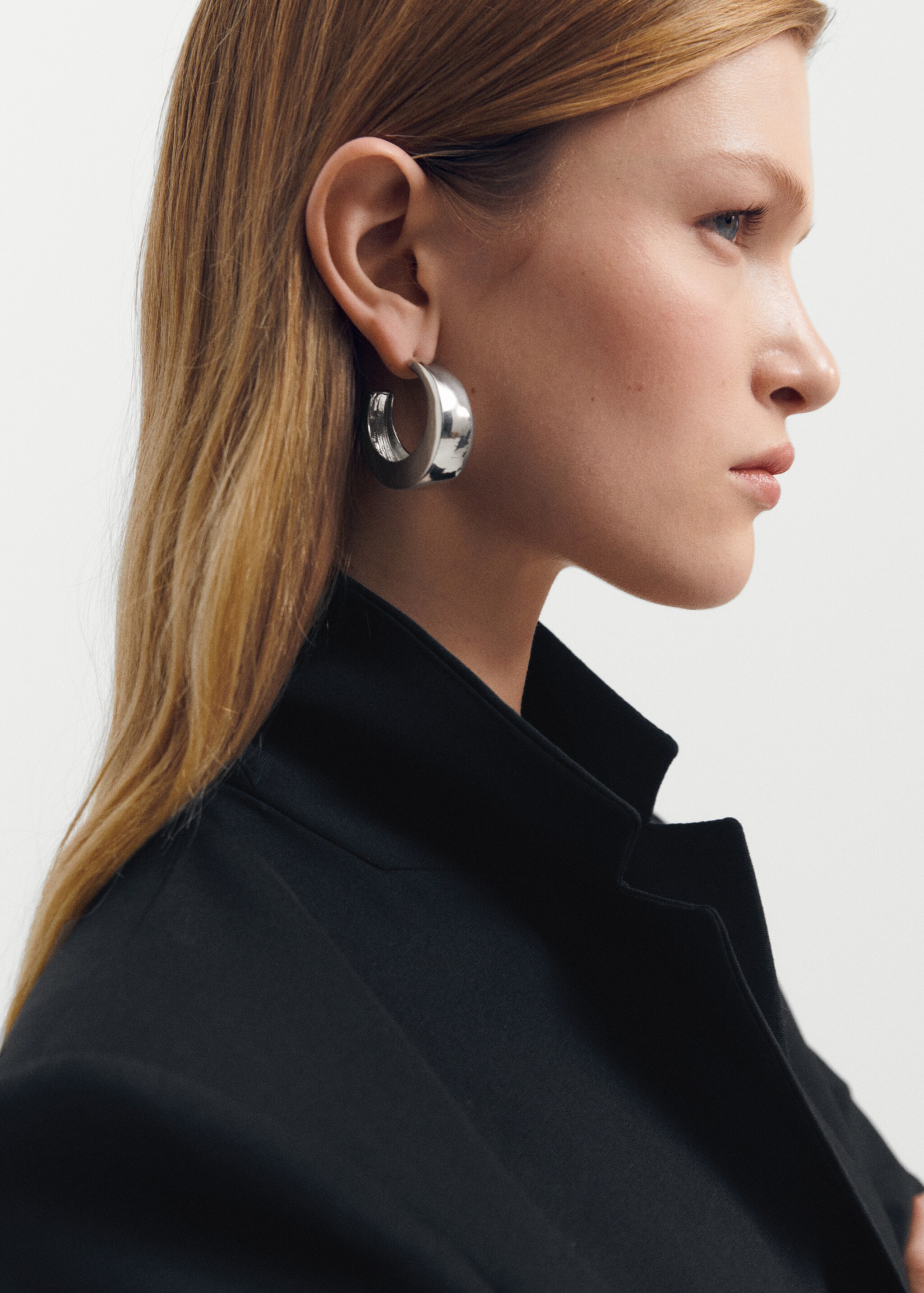Wool suit jacket - Details of the article 1, Black. Ref: 67034074-00.