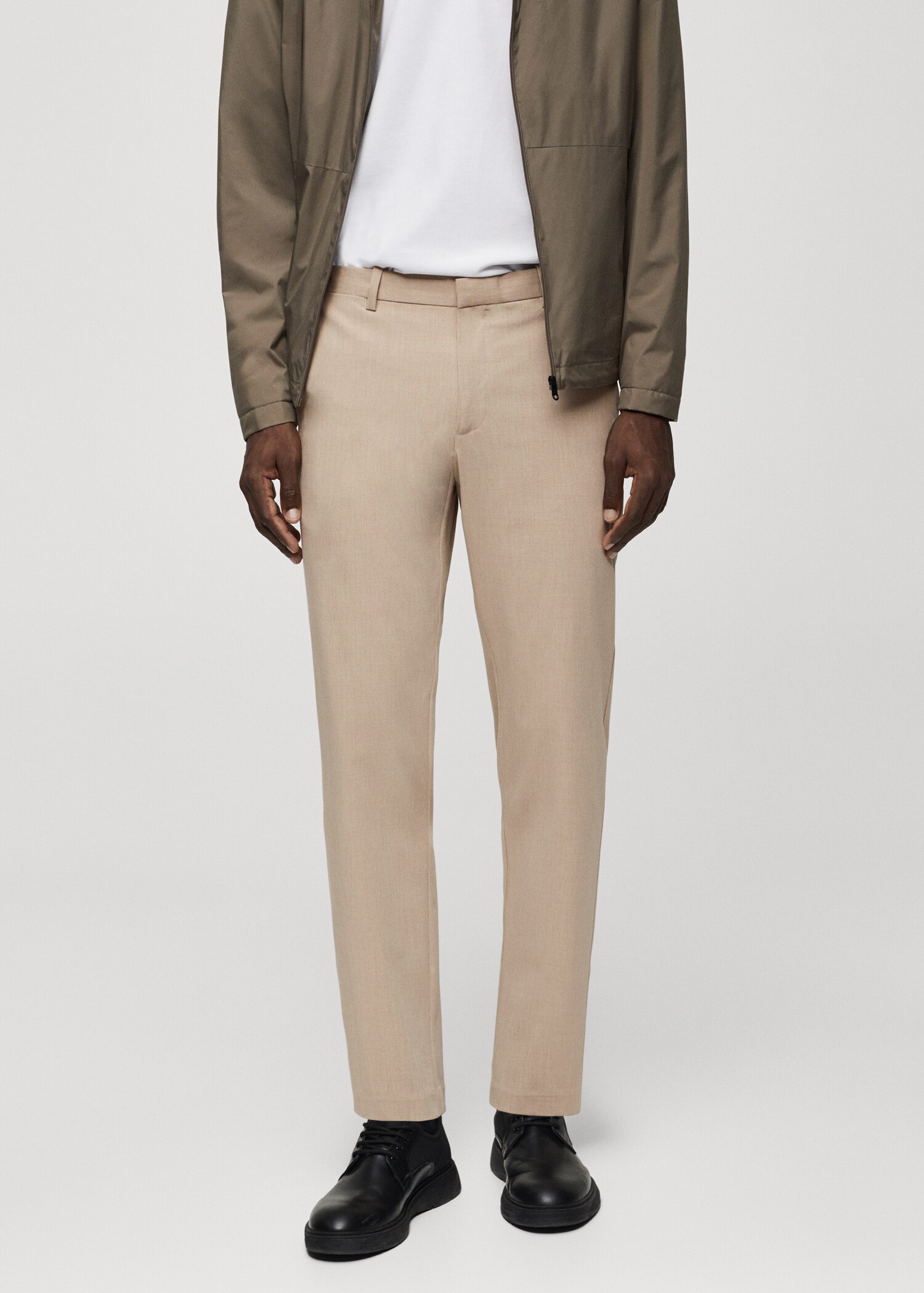 Slim Fit-Stretehhose - Mittlere Ansicht