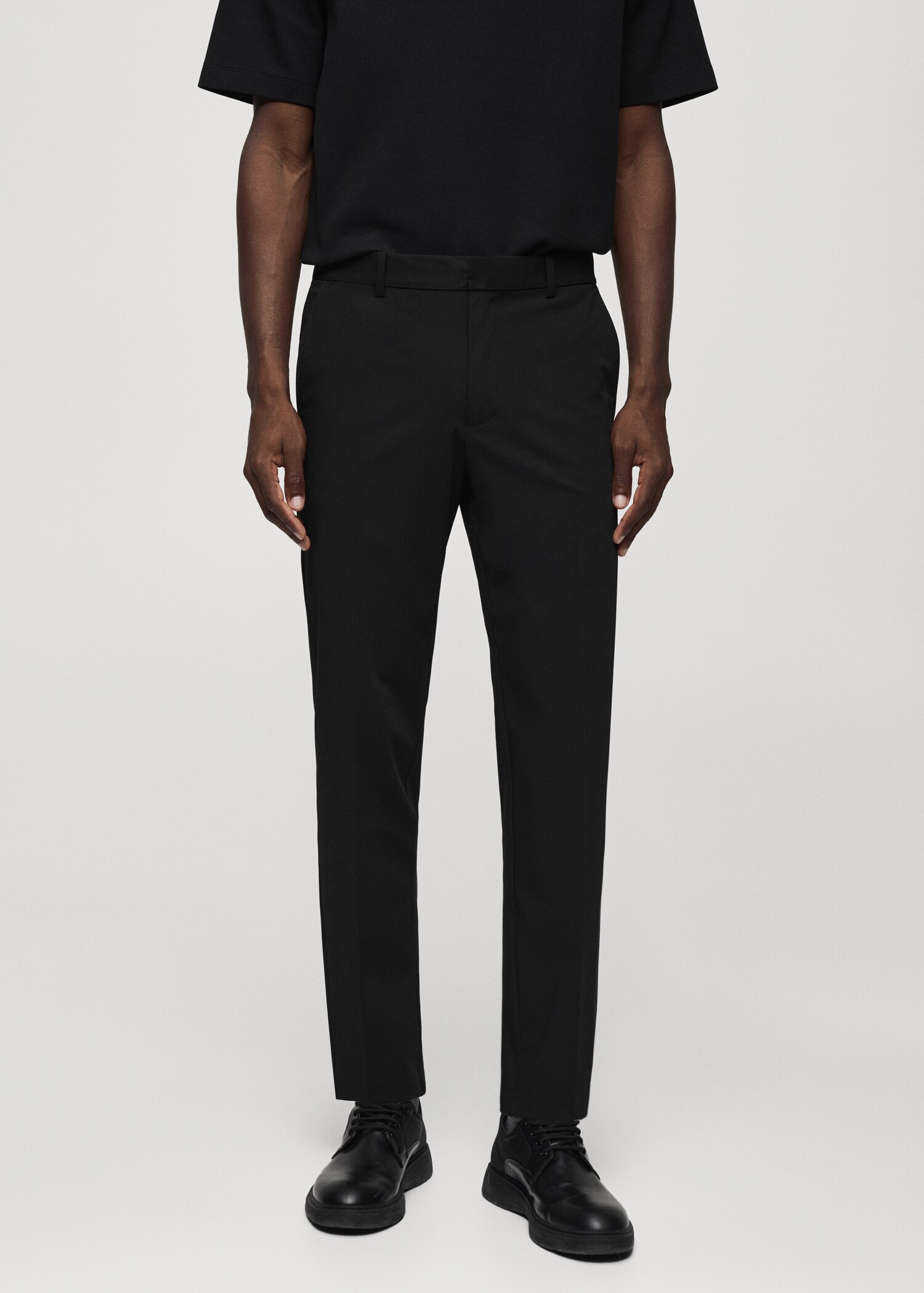 Slim Fit-Stretehhose - Mittlere Ansicht