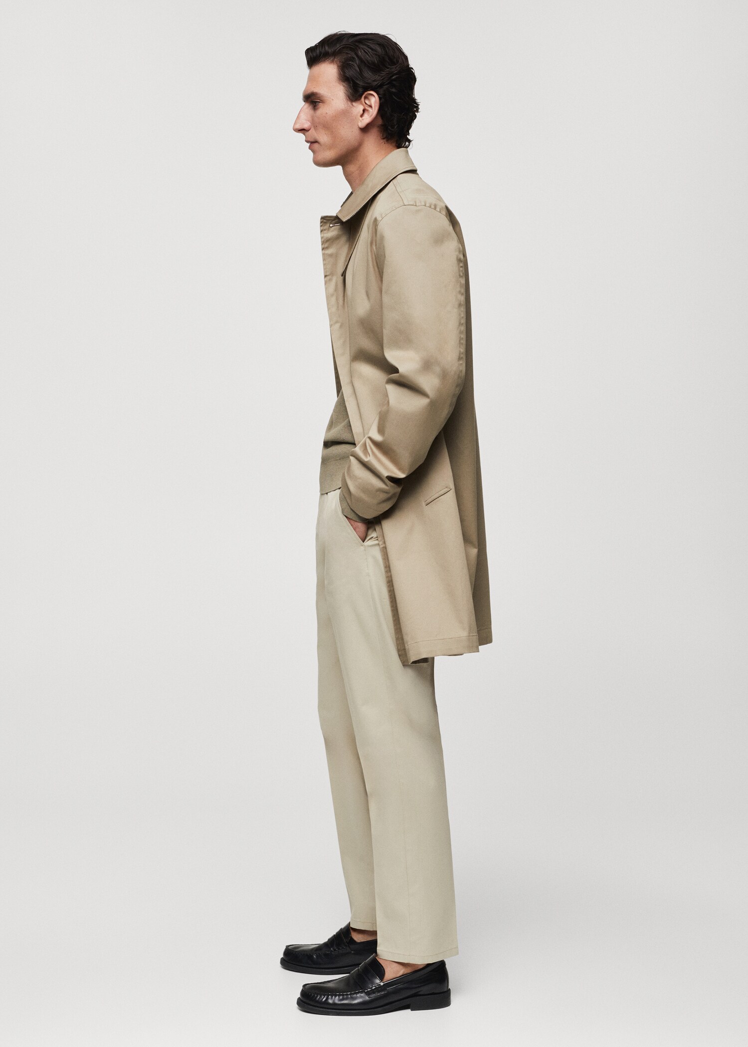 Regular Fit-Baumwollhose - Detail des Artikels 2