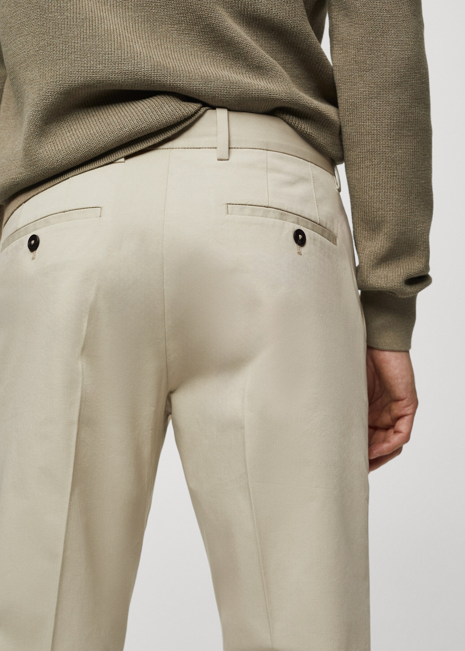 Regular Fit-Baumwollhose - Detail des Artikels 6