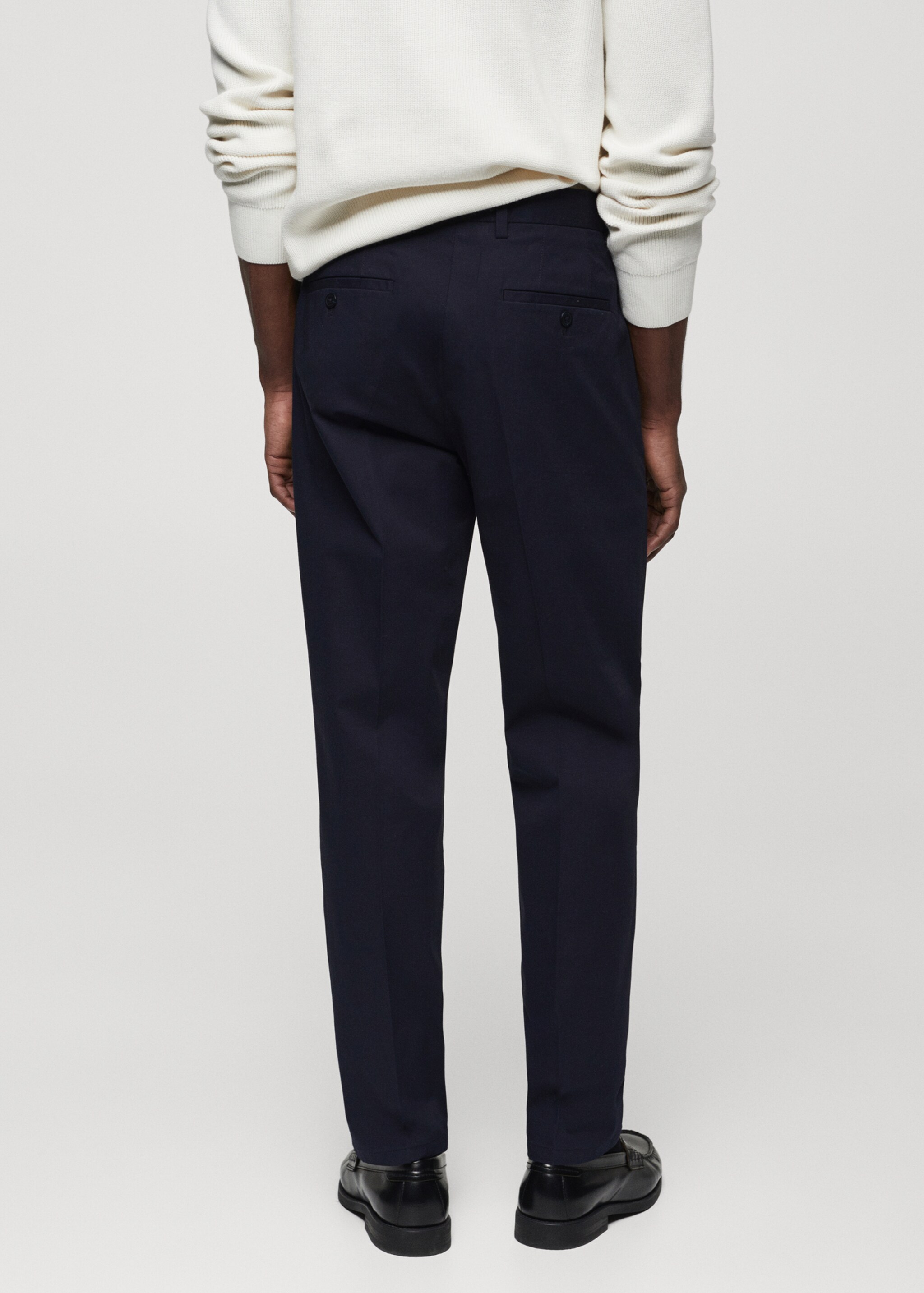 Pantalón regular fit algodón - Reverso del artículo