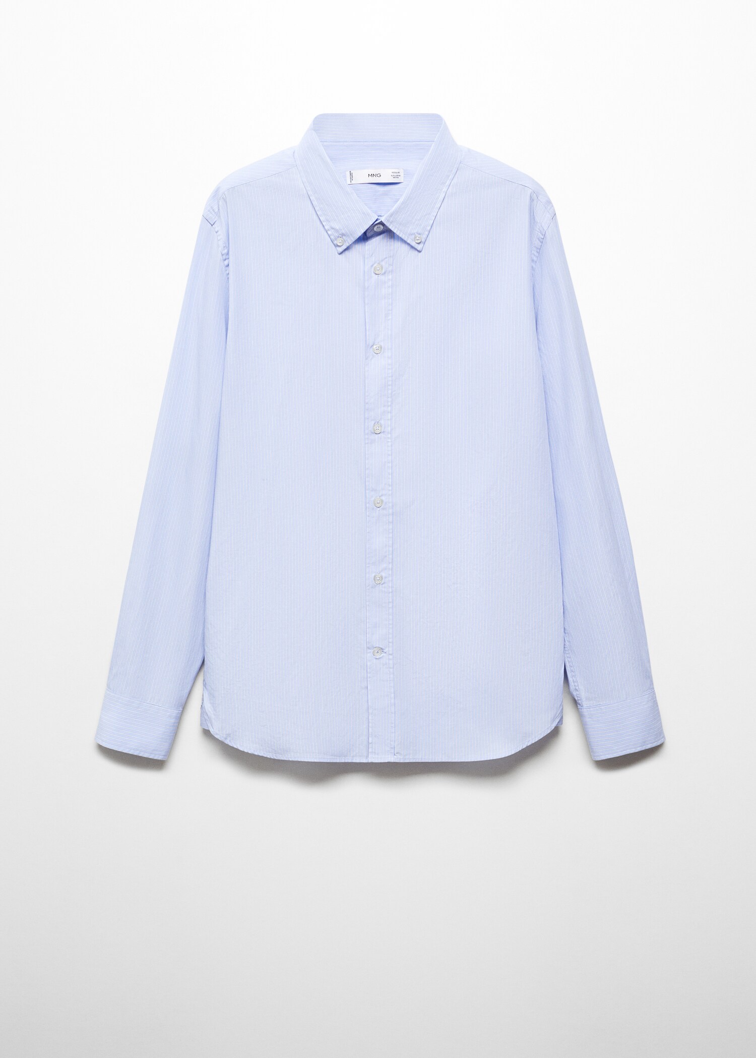 Chemise regular-fit coton rayures - Article sans modèle