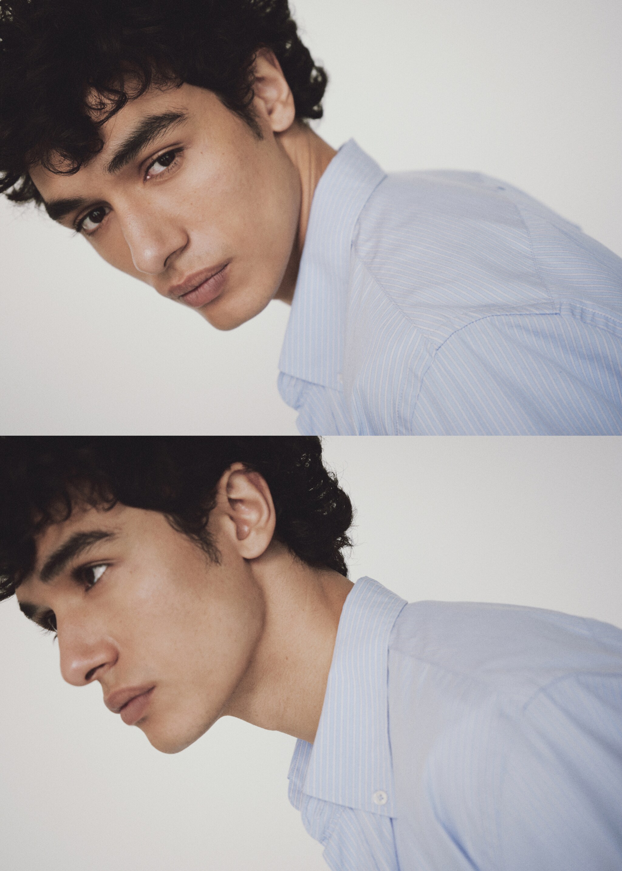 Regular-fit striped cotton shirt - Details of the article 5