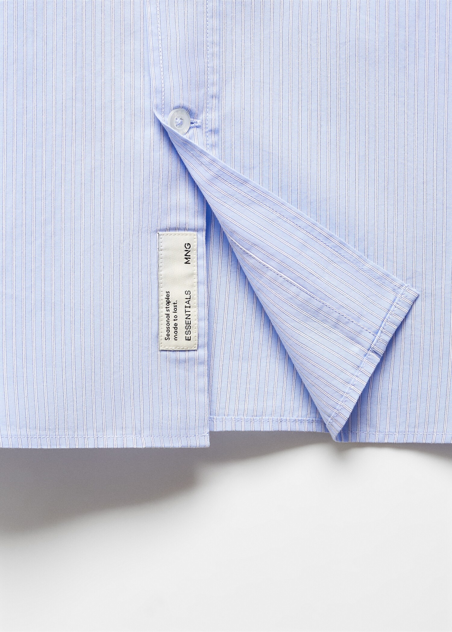Chemise regular-fit coton rayures - Détail de l'article 8
