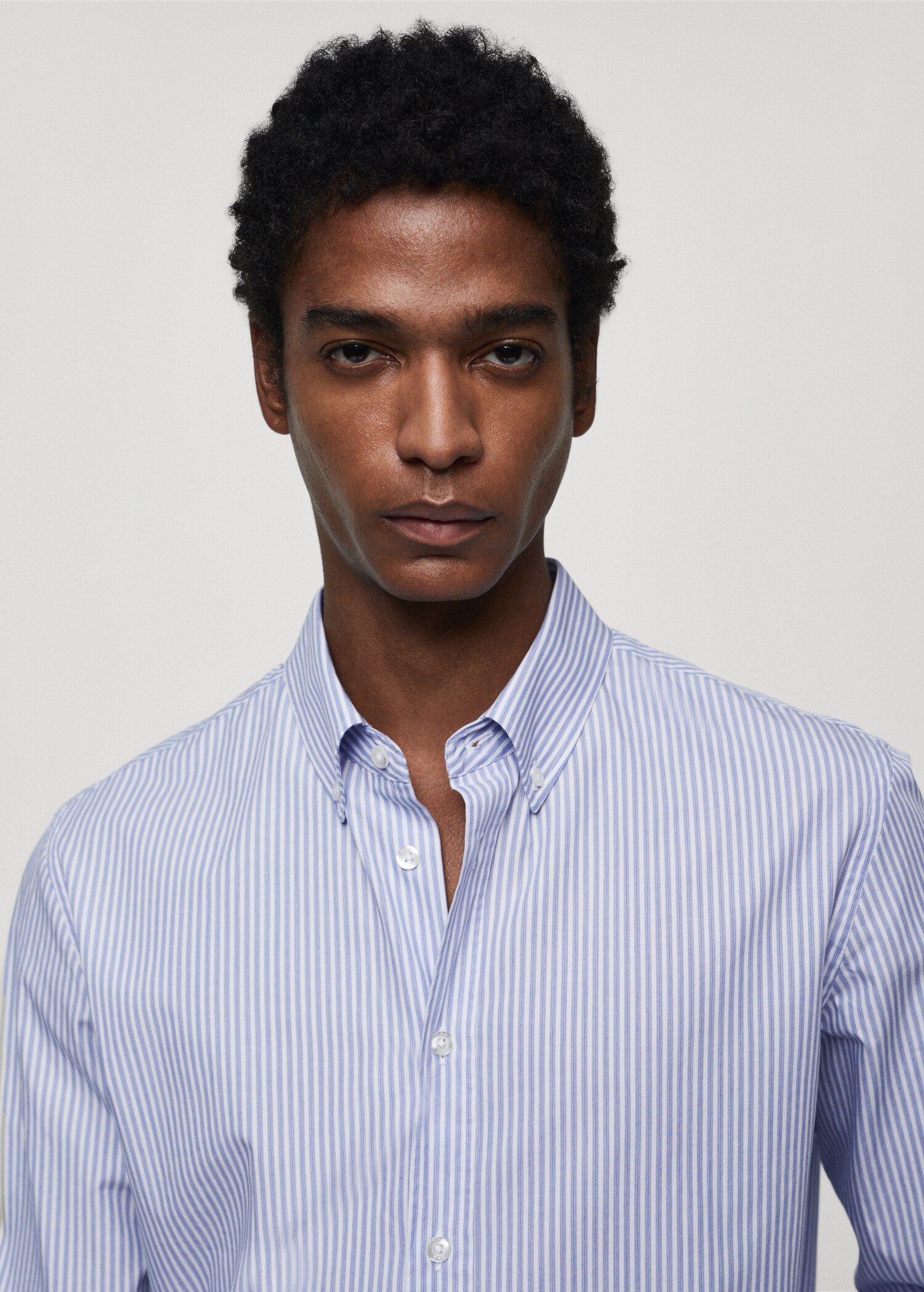 Chemise regular-fit coton rayures - Détail de l'article 1